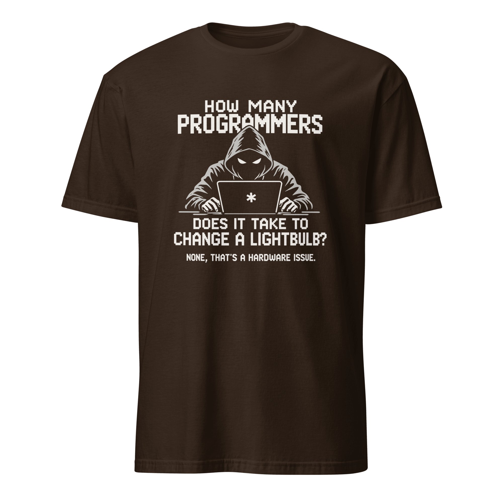 Hardware Issue cartoon code deadpan - Developer T-shirt - techmerch.io