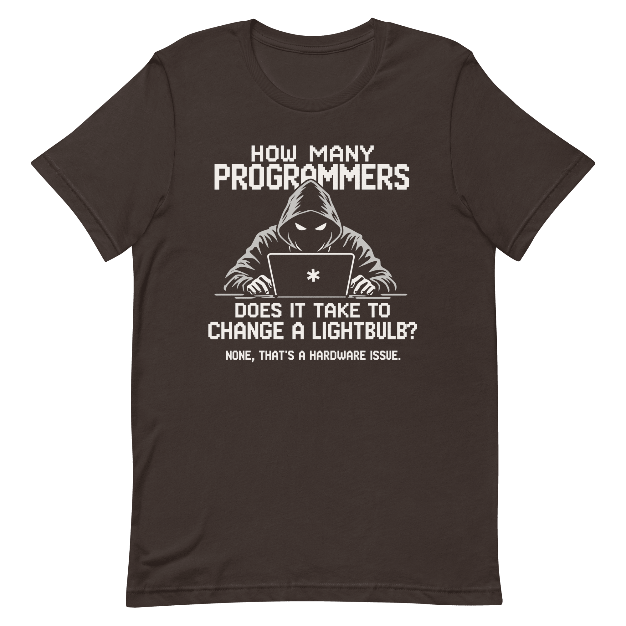 Hardware Issue cartoon code deadpan - Developer T-shirt - techmerch.io