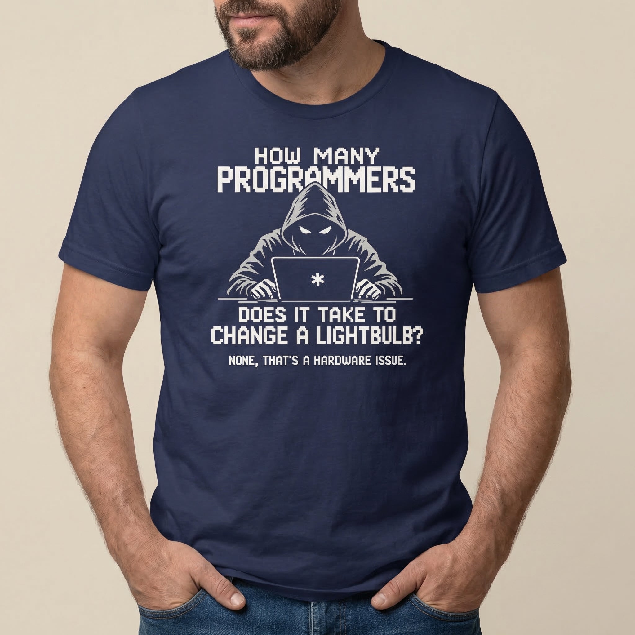 Hardware Issue cartoon code deadpan - Developer T-shirt - techmerch.io