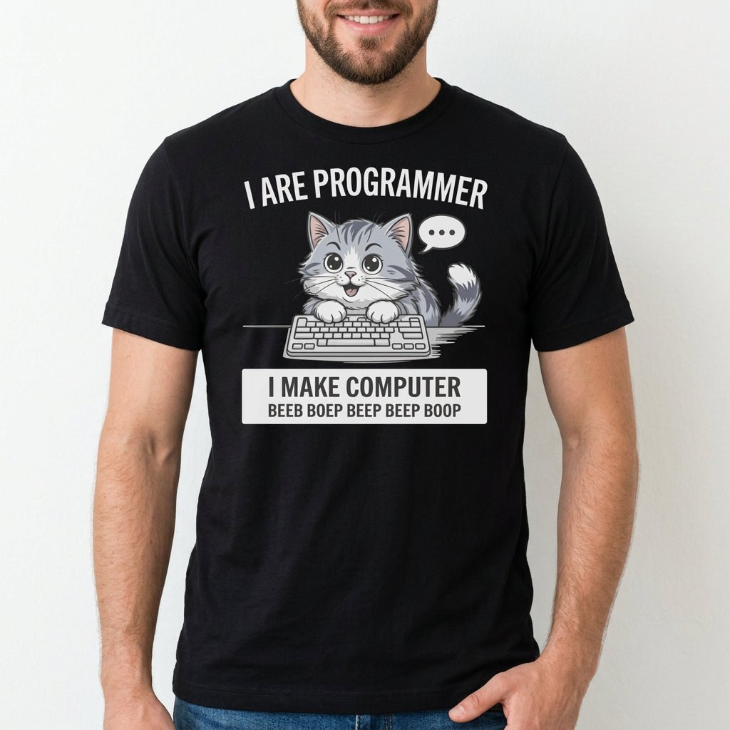 I Are Programmer cartoon code full - search i are programmer - Developer T-shirt - techmerch.io