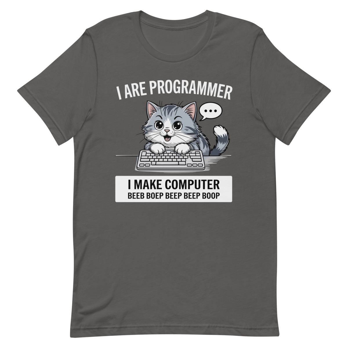 I Are Programmer cartoon coding cute - Developer T-shirt - techmerch.io
