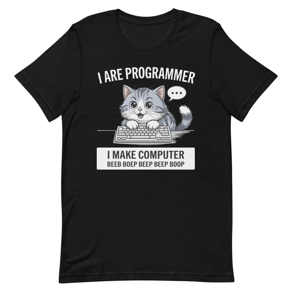 I Are Programmer cartoon coding cute - Developer T-shirt - techmerch.io