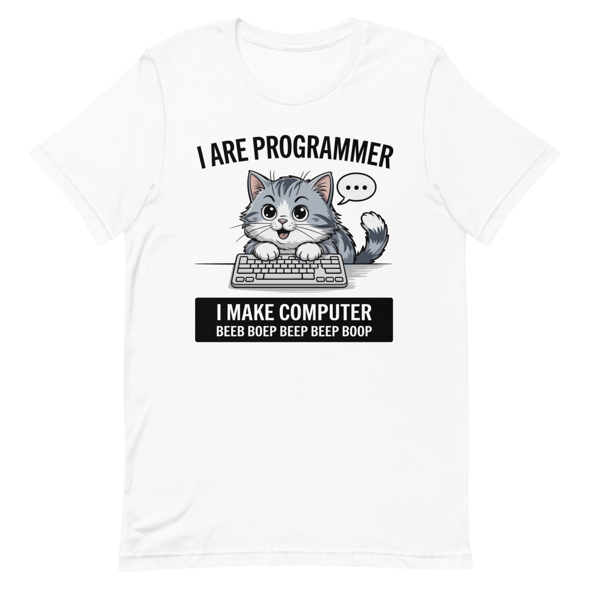 I Are Programmer cartoon coding cute - Developer T-shirt - techmerch.io