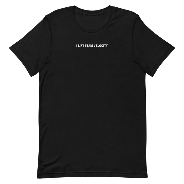 I Lift Team Velocity agile developer relatable - Developer T-shirt - techmerch.io