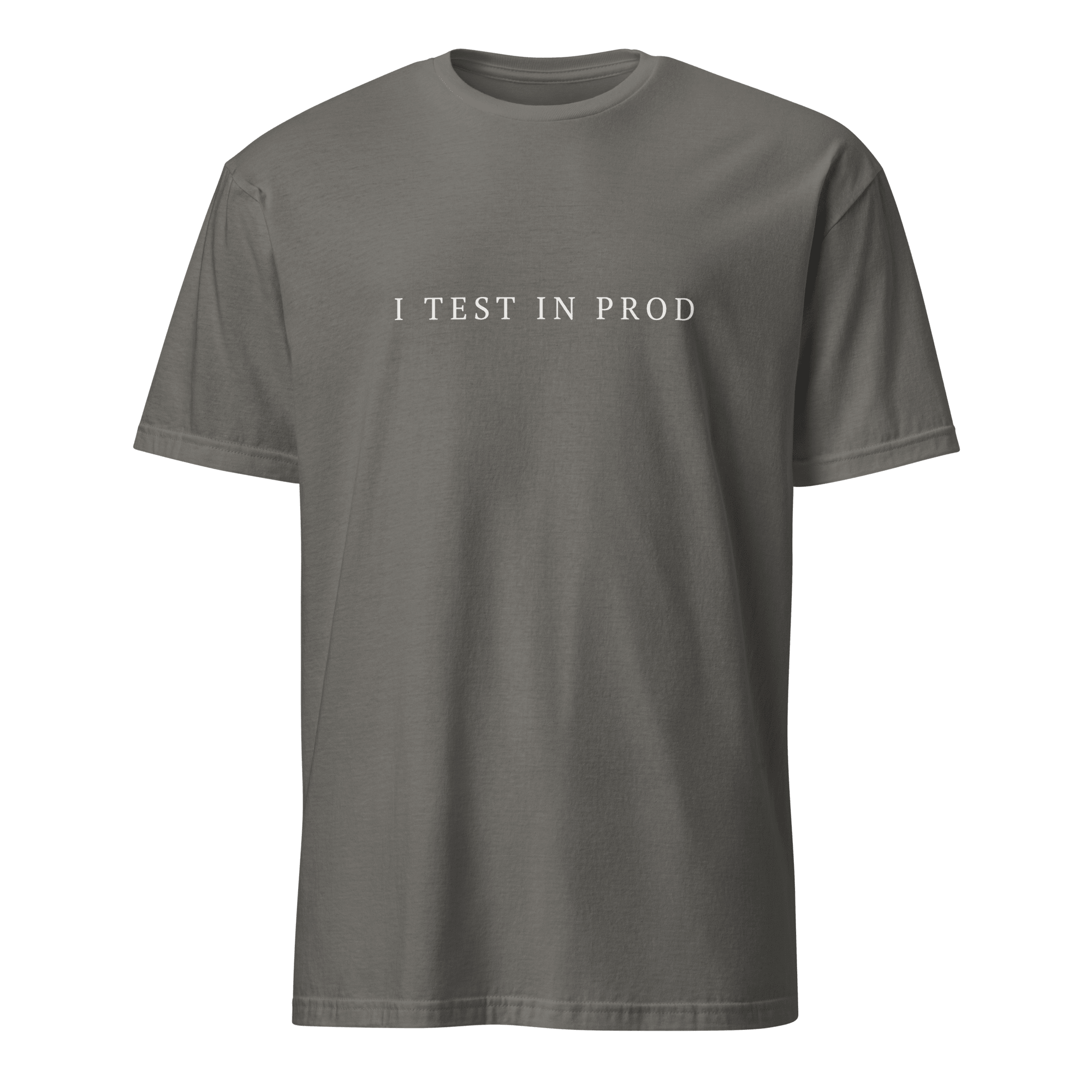 I Test In Production deployment full - search I Test In Production minimalist - Developer T-shirt - techmerch.io