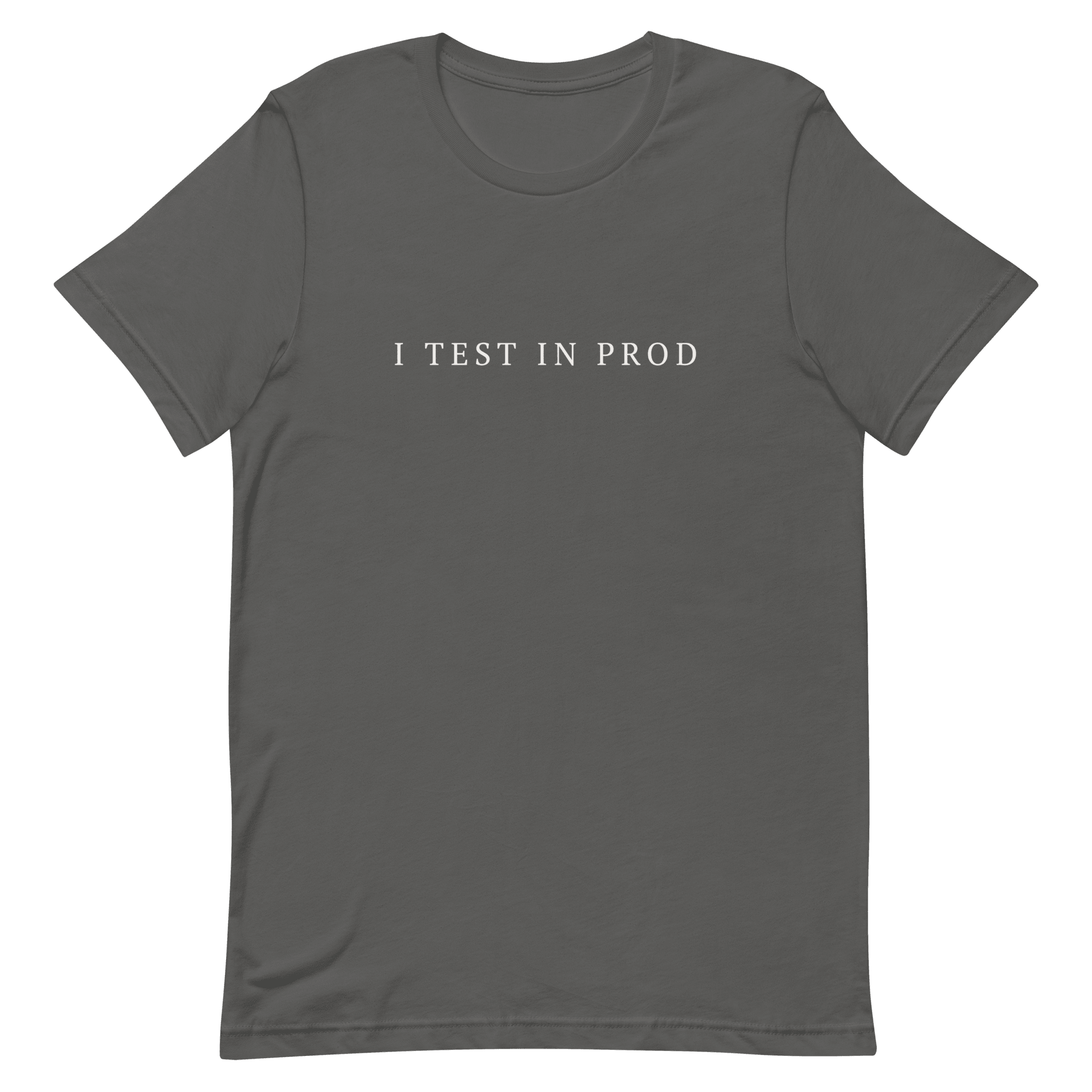I Test In Production deployment full - search I Test In Production minimalist - Developer T-shirt - techmerch.io