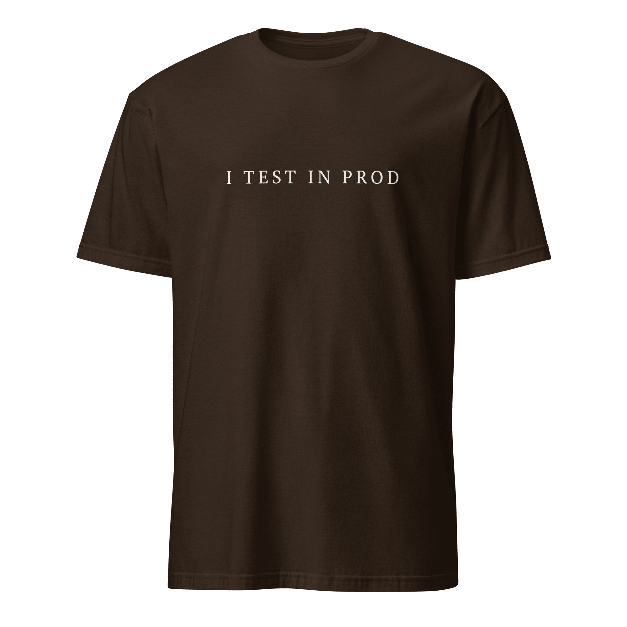 I Test In Production deployment full - search I Test In Production minimalist - Developer T-shirt - techmerch.io