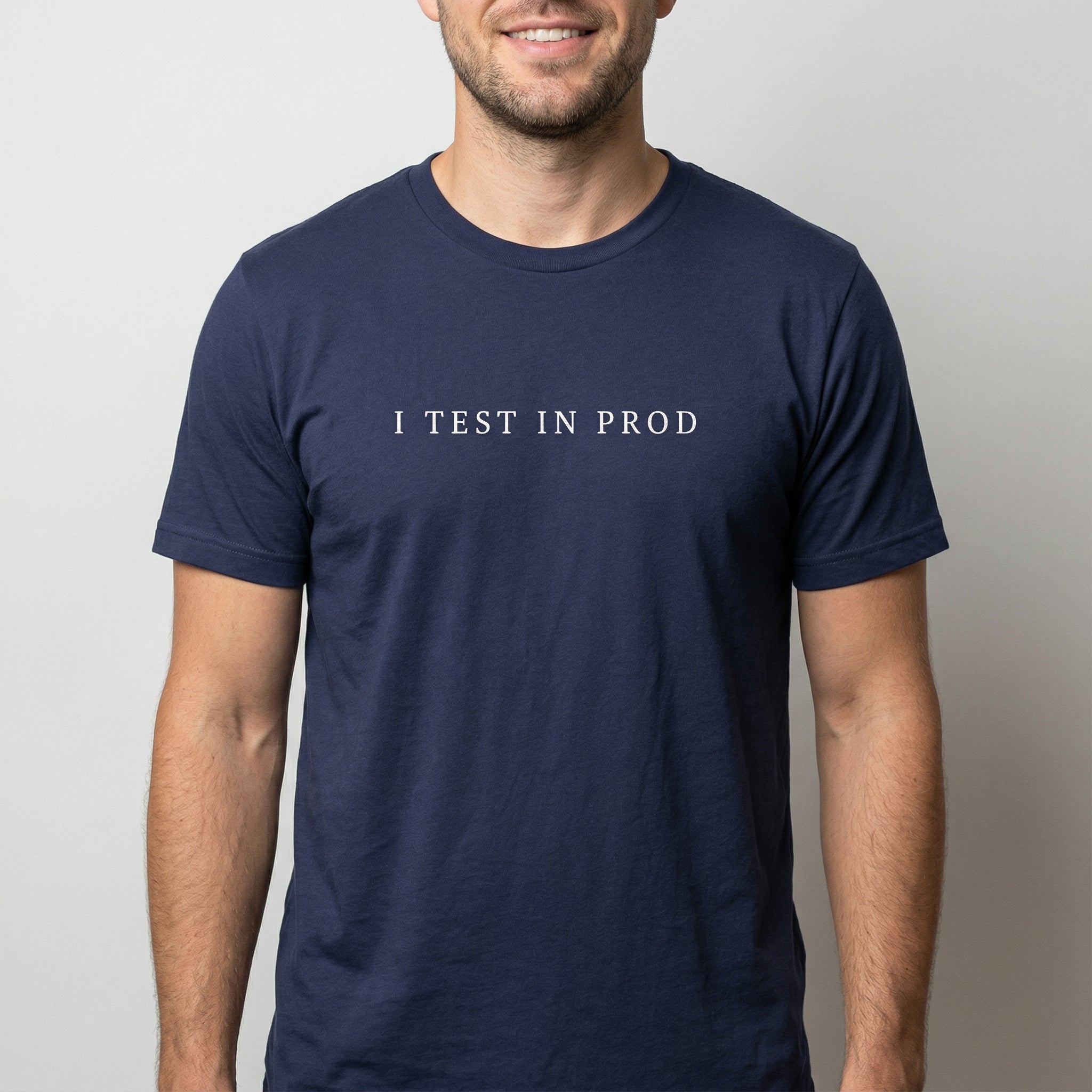 I Test In Production deployment full - search I Test In Production minimalist - Developer T-shirt - techmerch.io