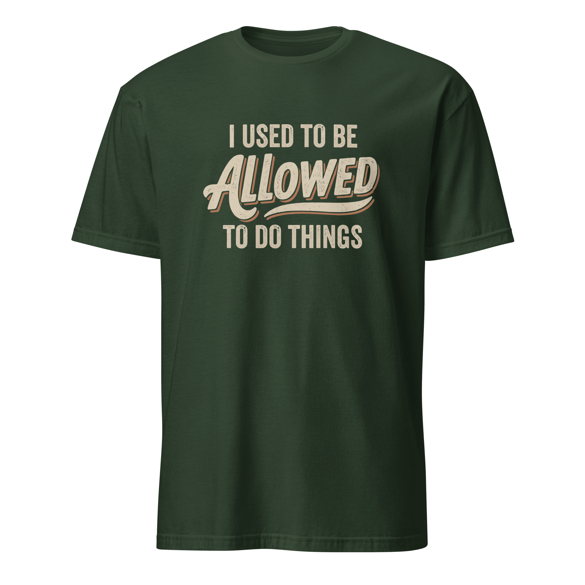 I Used To Be Allowed agile devops full-search I Used To Be Allowed To Do Things - Developer T-shirt - techmerch.io