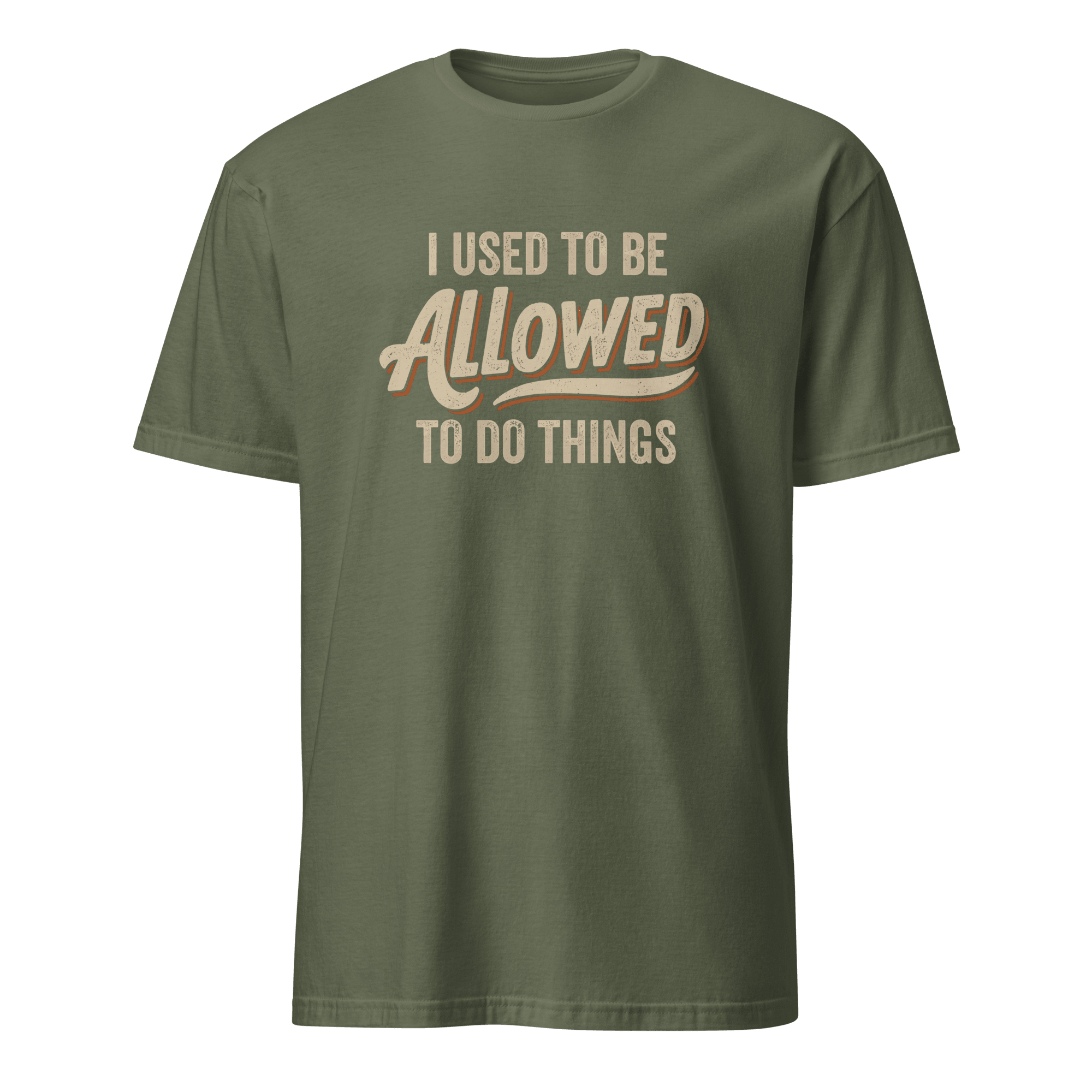 I Used To Be Allowed agile devops full-search I Used To Be Allowed To Do Things - Developer T-shirt - techmerch.io