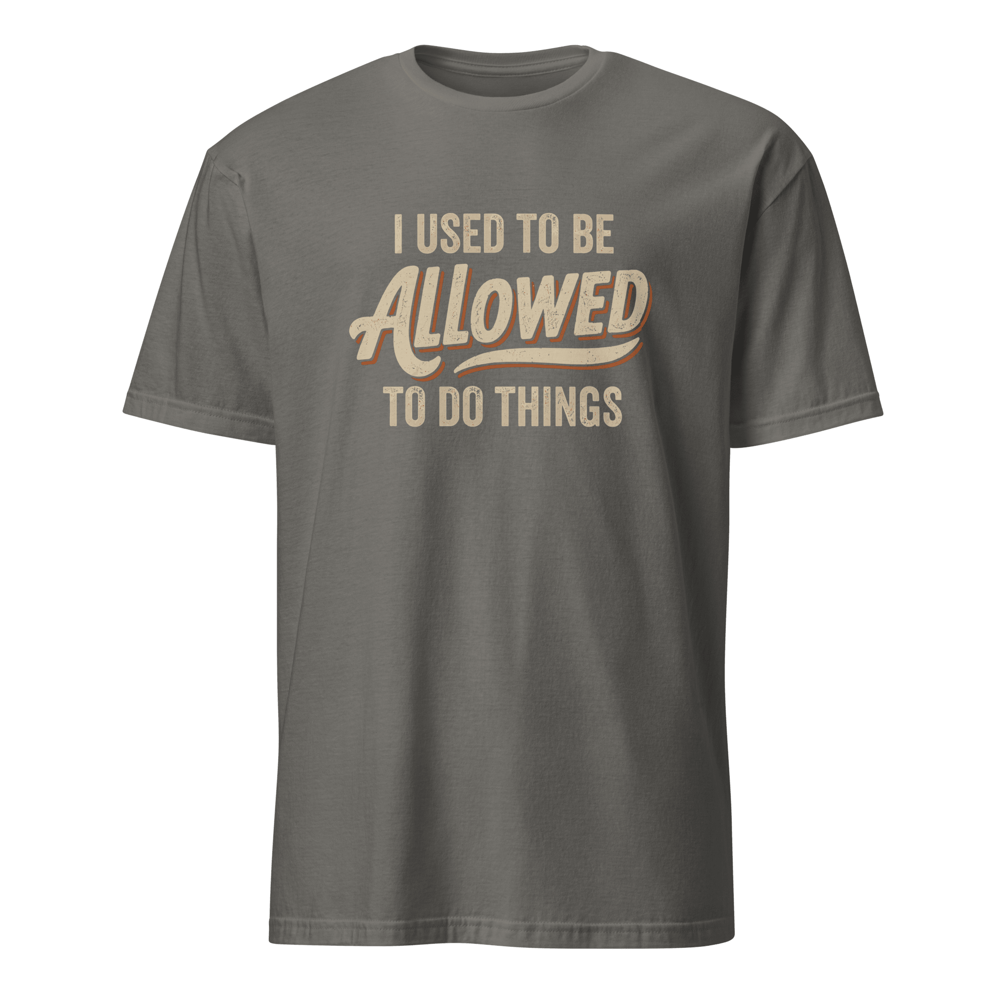 I Used To Be Allowed agile devops full-search I Used To Be Allowed To Do Things - Developer T-shirt - techmerch.io