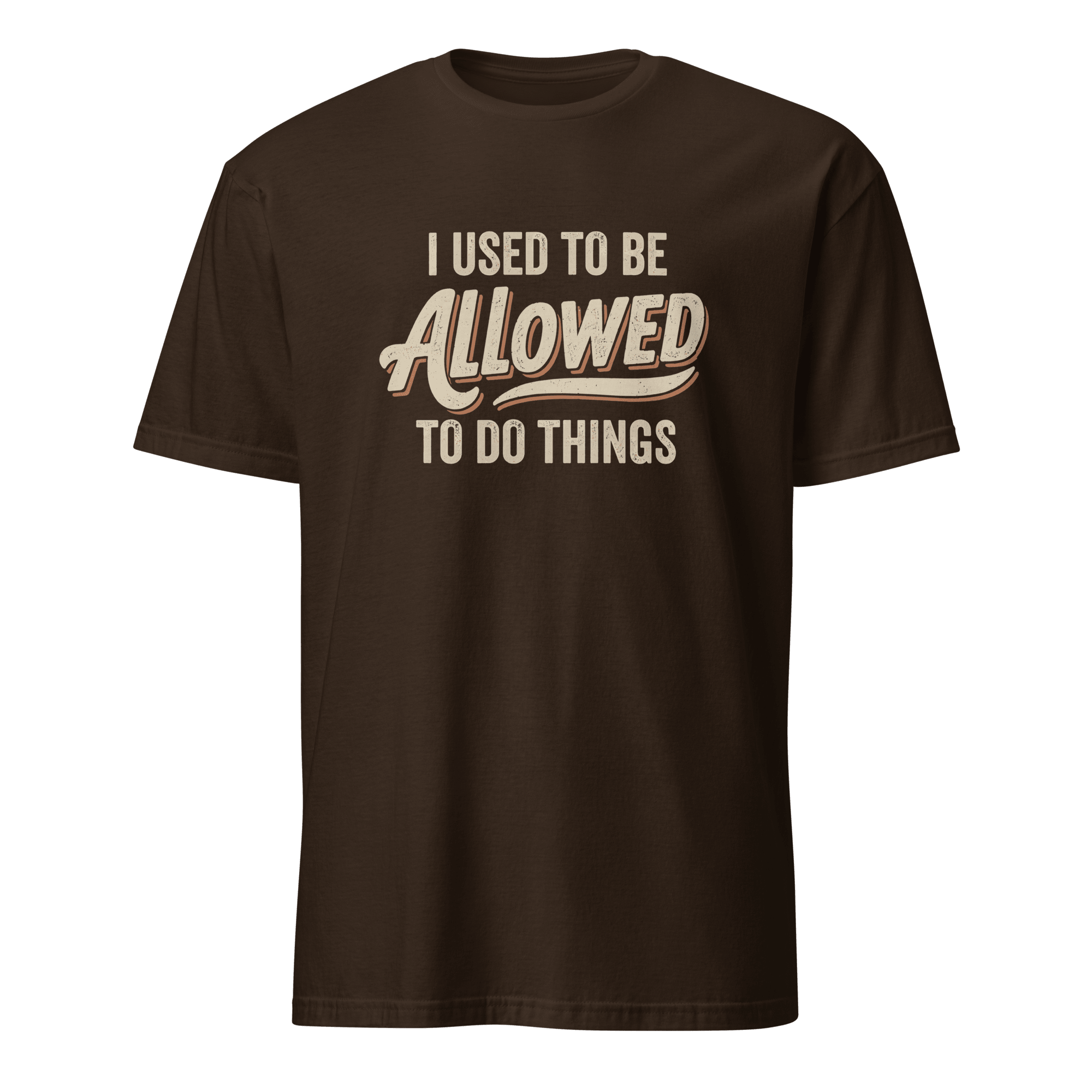 I Used To Be Allowed agile devops full-search I Used To Be Allowed To Do Things - Developer T-shirt - techmerch.io
