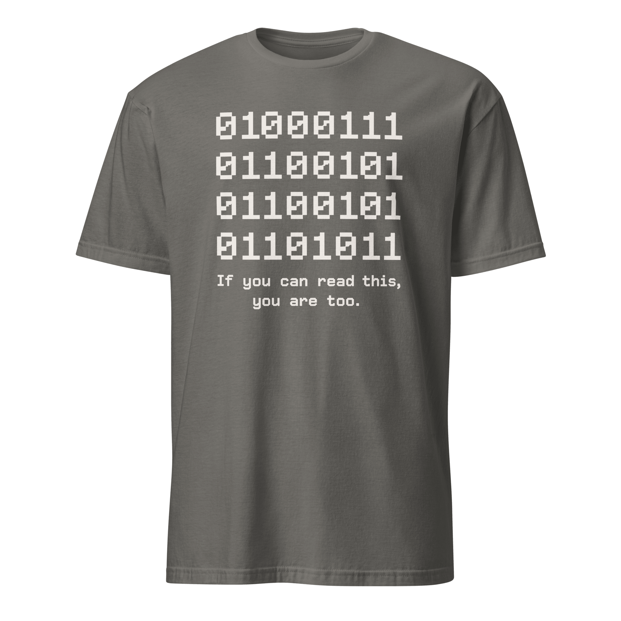 If You Can Read This binary code full - search 01 if you can read this you are too - Developer T-shirt - techmerch.io