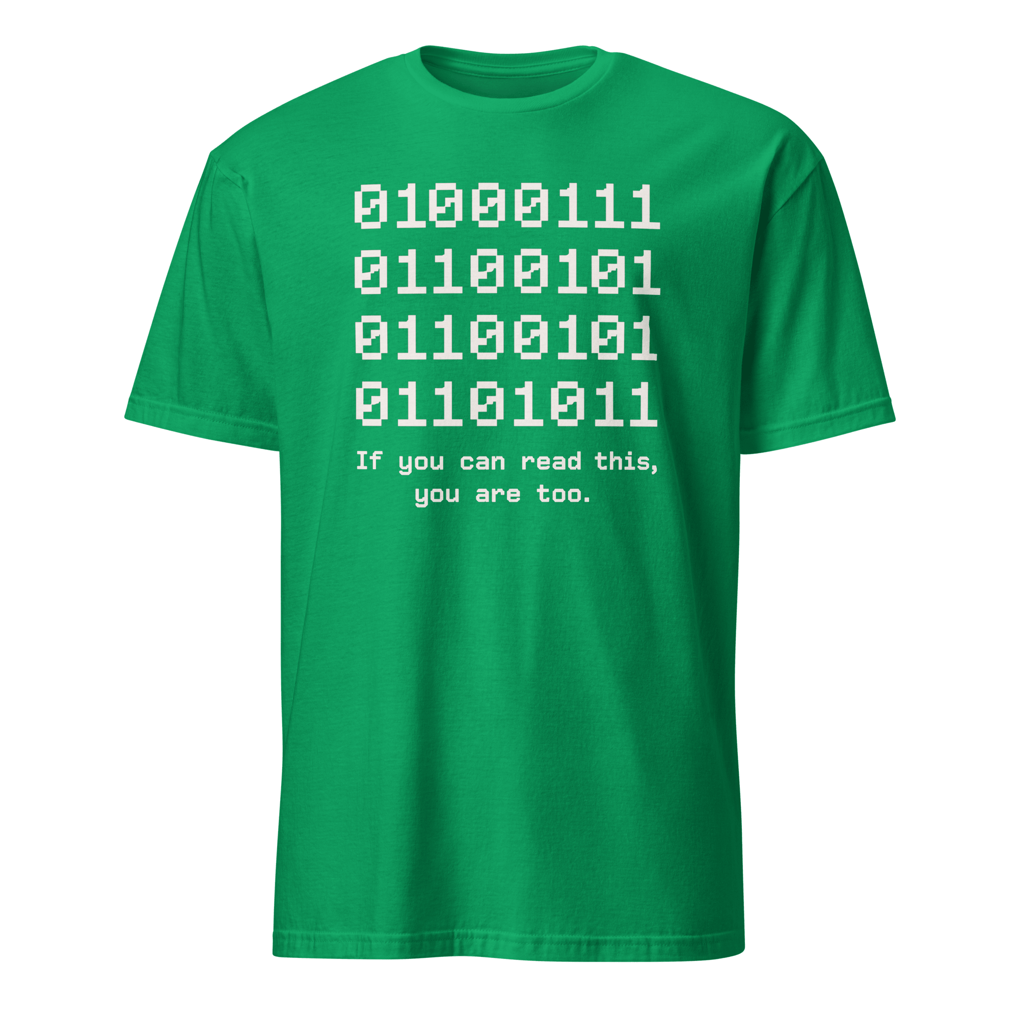 If You Can Read This binary code full - search 01 if you can read this you are too - Developer T-shirt - techmerch.io