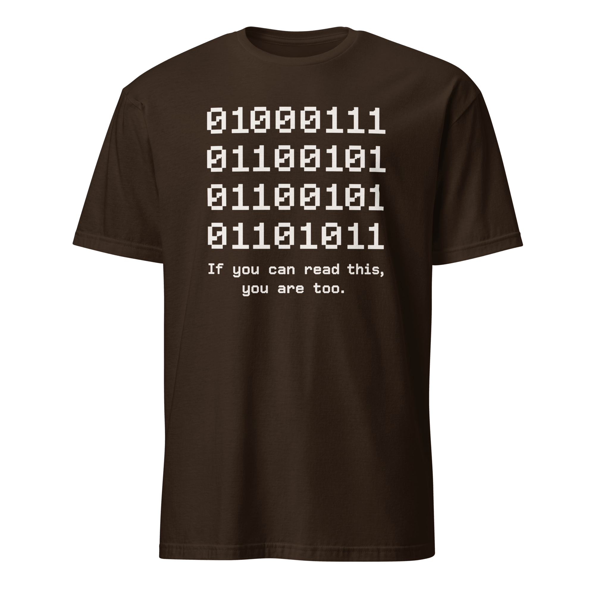 If You Can Read This binary code full - search 01 if you can read this you are too - Developer T-shirt - techmerch.io