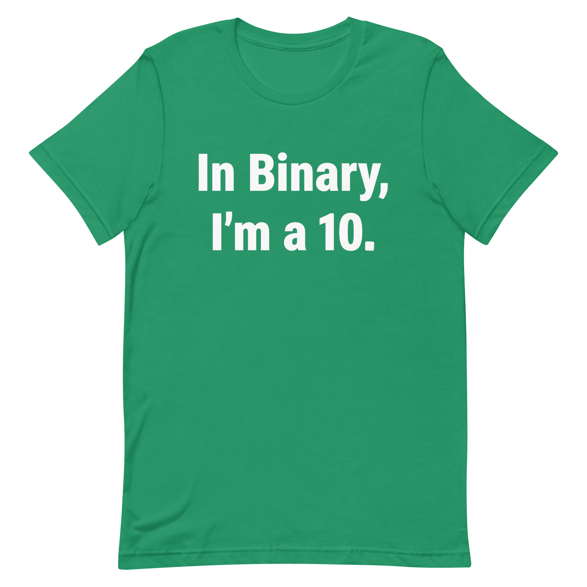 In Binary, I'm a 10 binary full - search in binary im a 10 minimalist - Developer T-shirt - techmerch.io