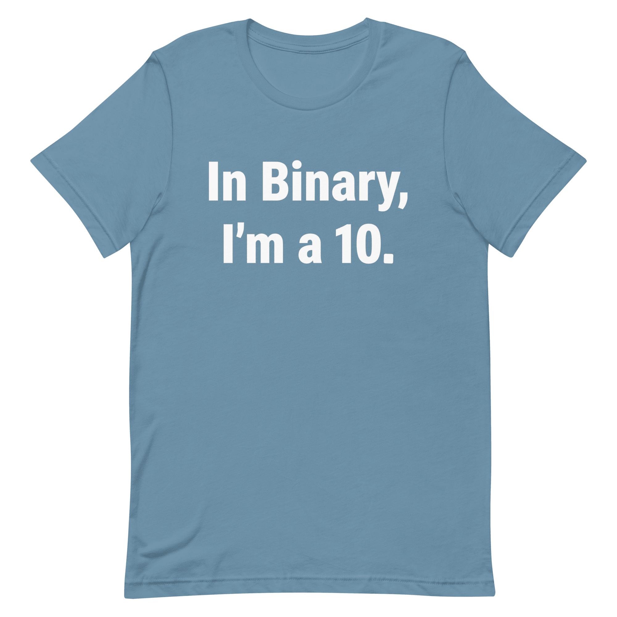 In Binary, I'm a 10 binary full - search in binary im a 10 minimalist - Developer T-shirt - techmerch.io