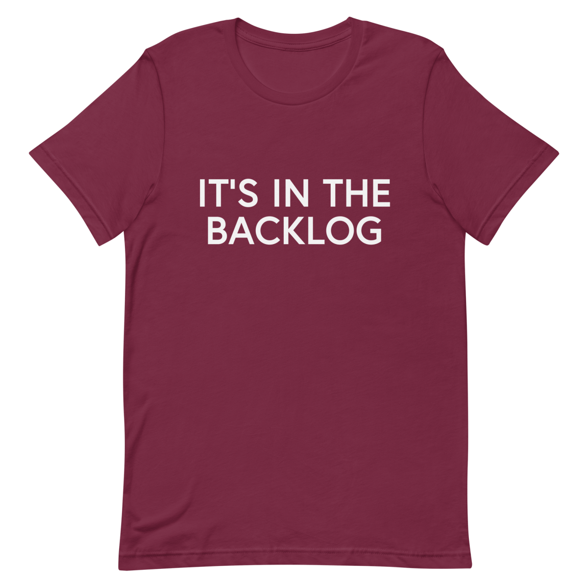 In The Backlog agile developer manager - Developer T-shirt - techmerch.io