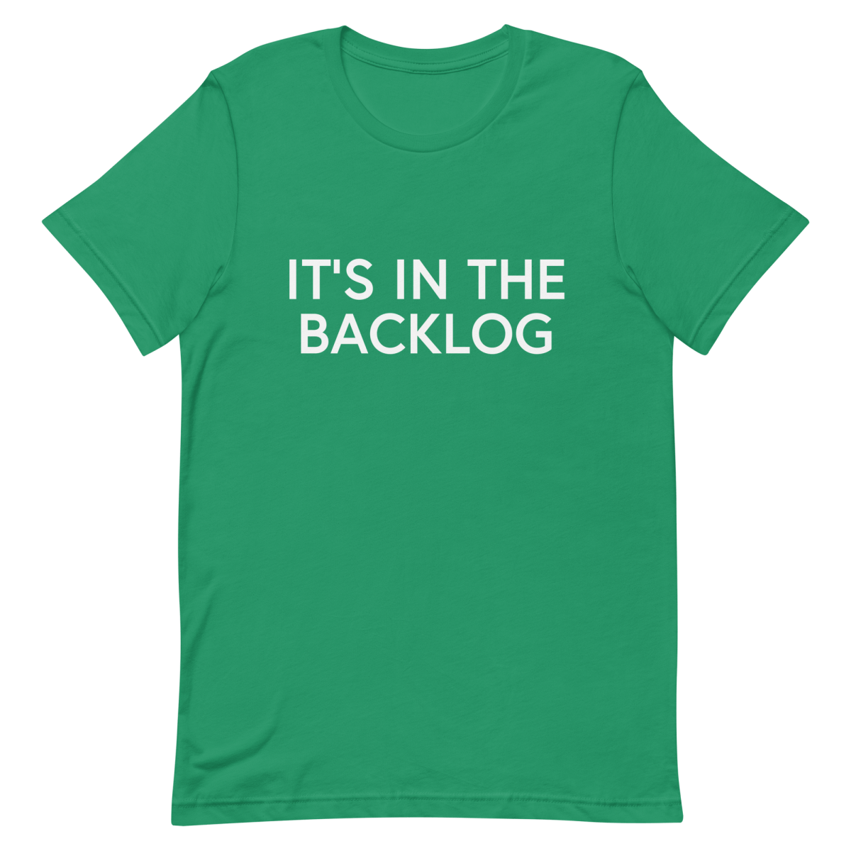 In The Backlog agile developer manager - Developer T-shirt - techmerch.io