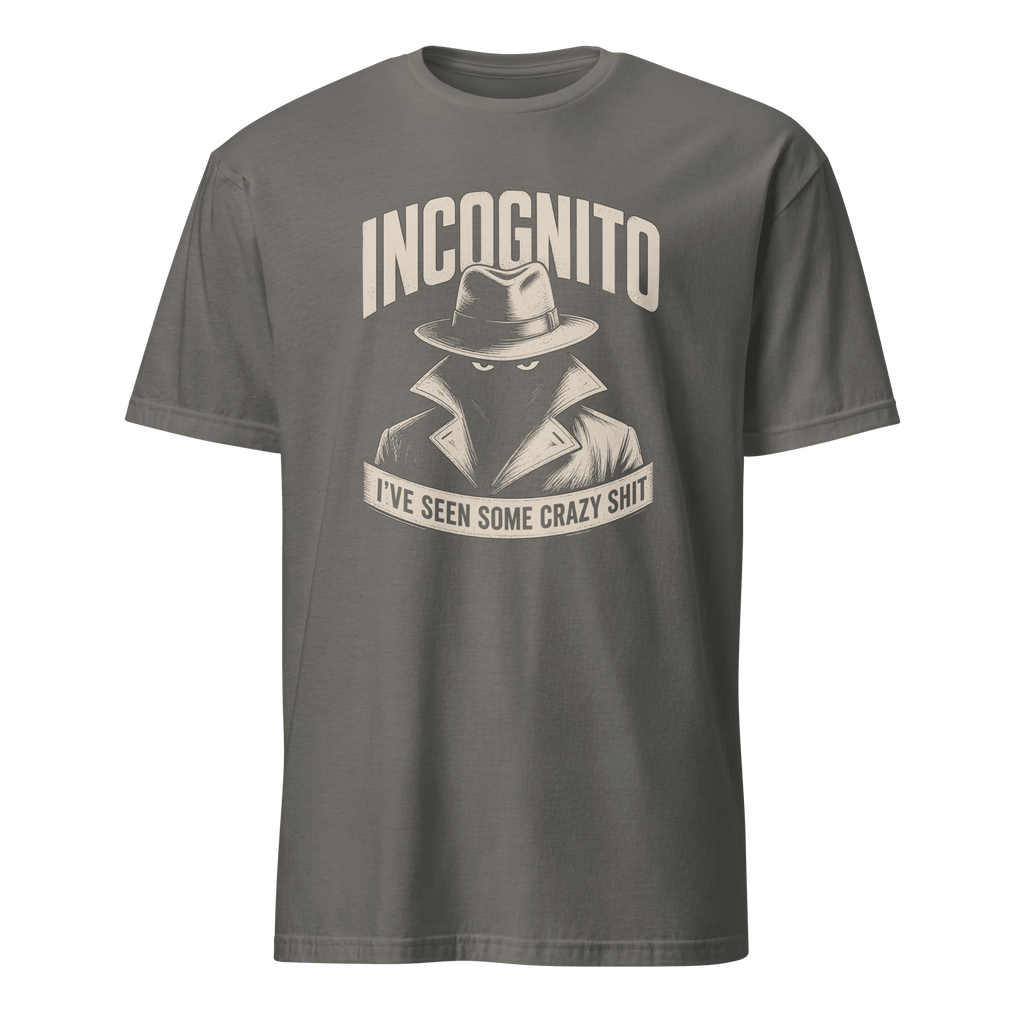 Incognito Mode Knows code deadpan sarcastic - Developer T-shirt - techmerch.io