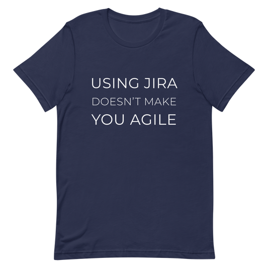 Jira ≠ Agile agile clever devops - Developer T-shirt - techmerch.io