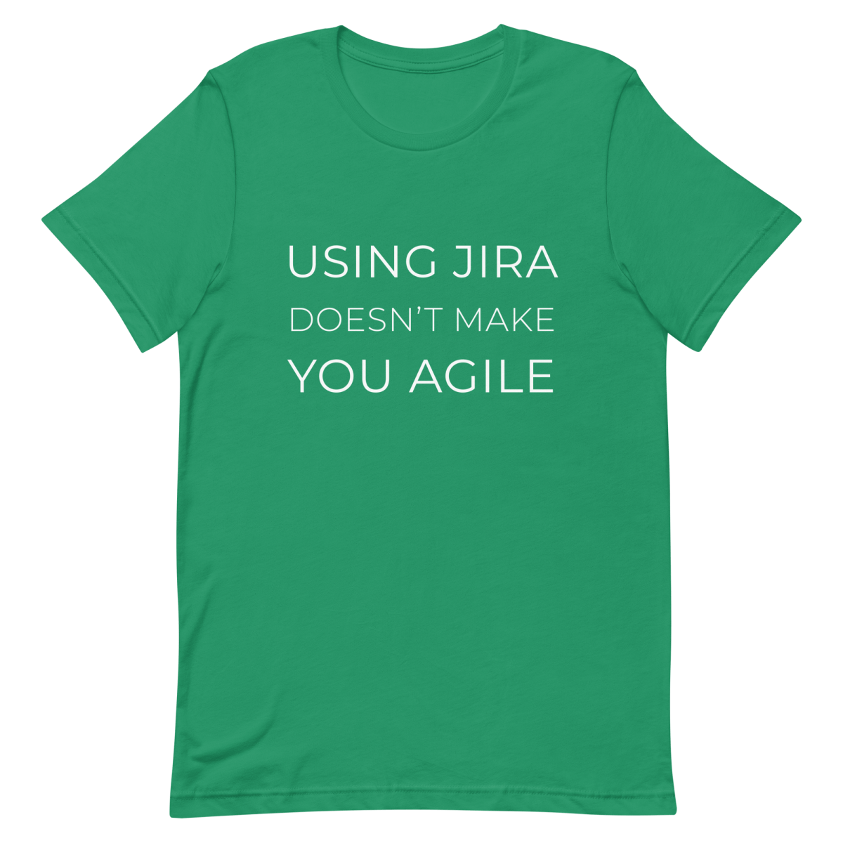 Jira ≠ Agile agile clever devops - Developer T-shirt - techmerch.io