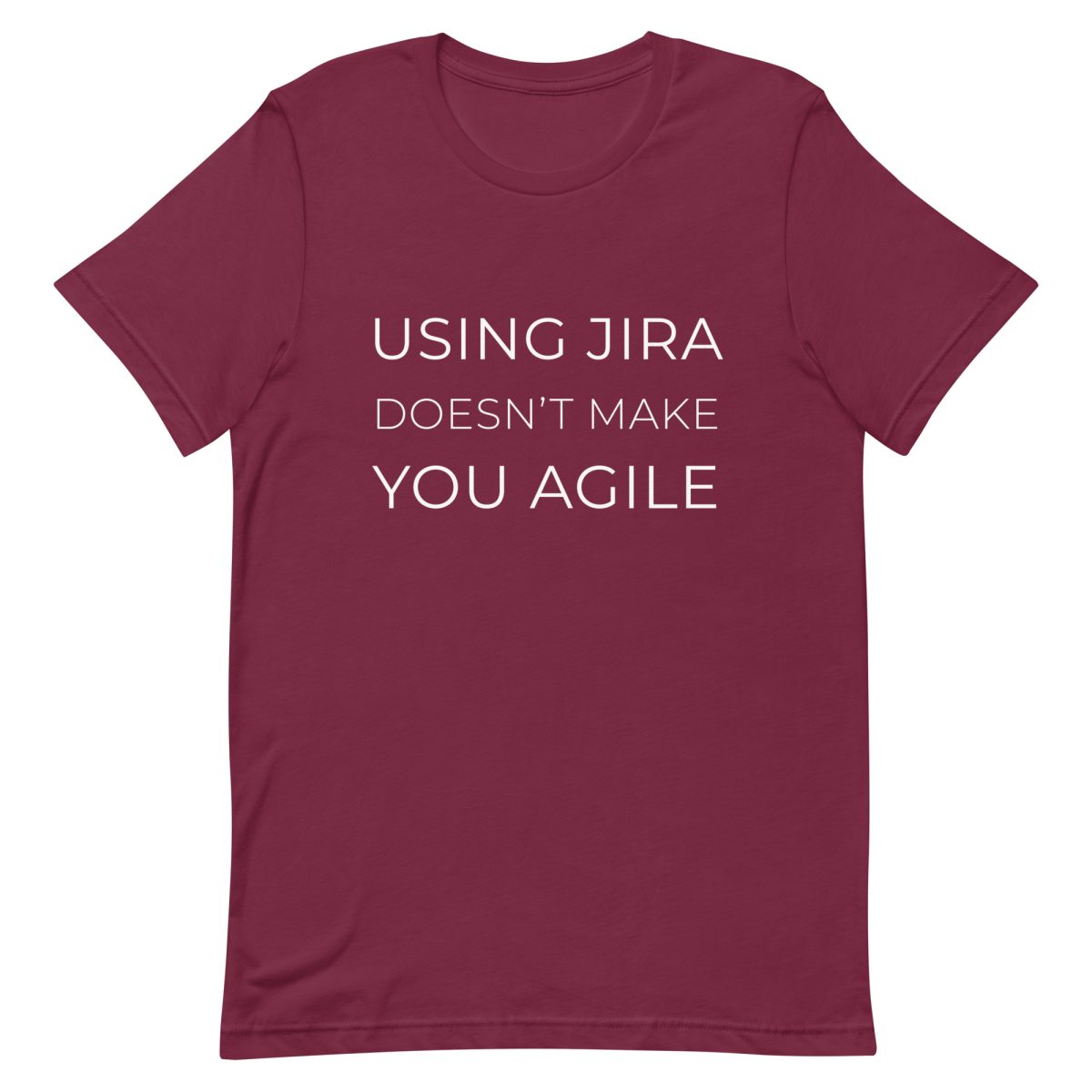 Jira ≠ Agile agile clever devops - Developer T-shirt - techmerch.io