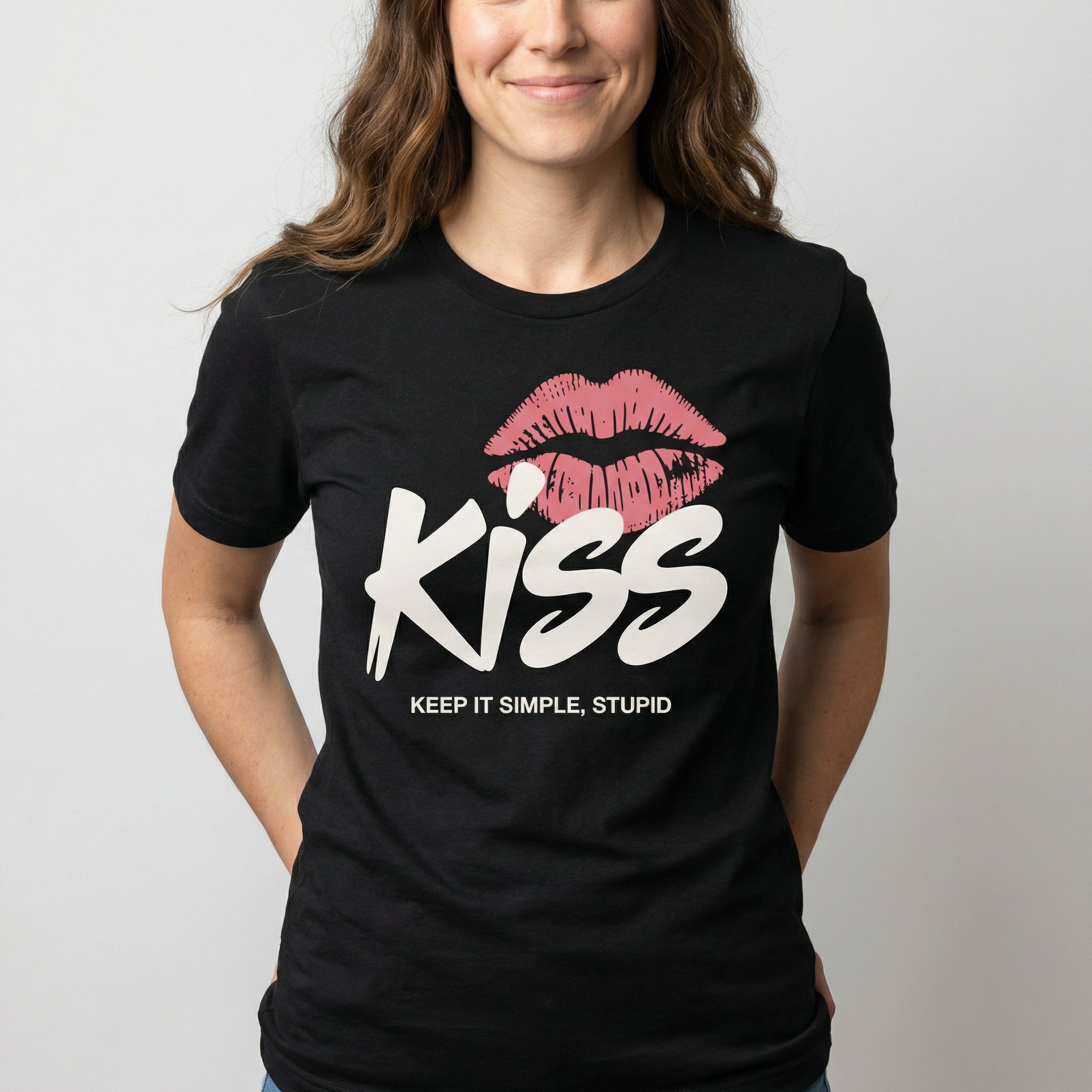 KISS Keep It Simple architecture full - search kiss keep it simple stupid minimalist - Developer T-shirt - techmerch.io