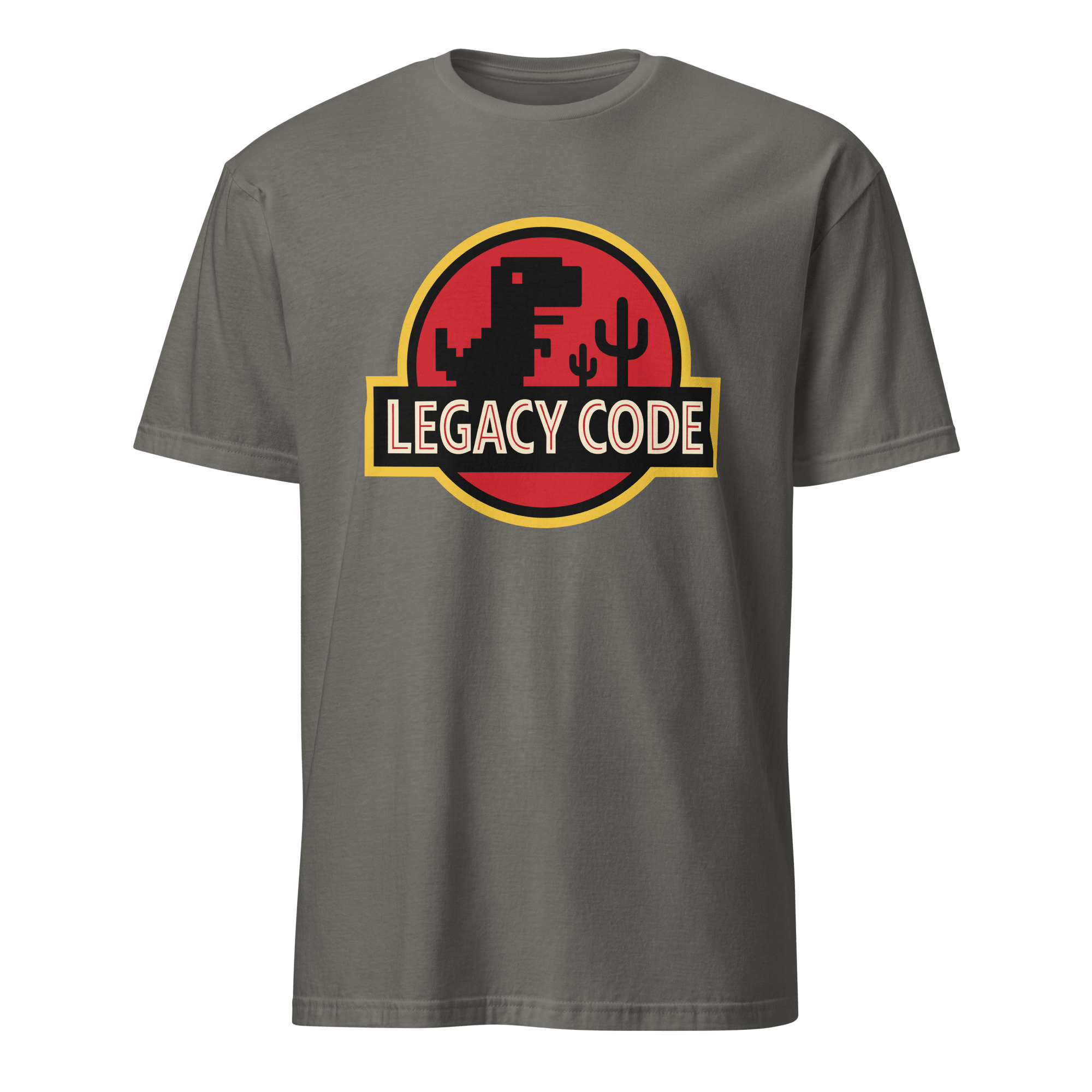 Legacy Code Dinosaur cartoon code full - search legacy code dinosaur - Developer T-shirt - techmerch.io