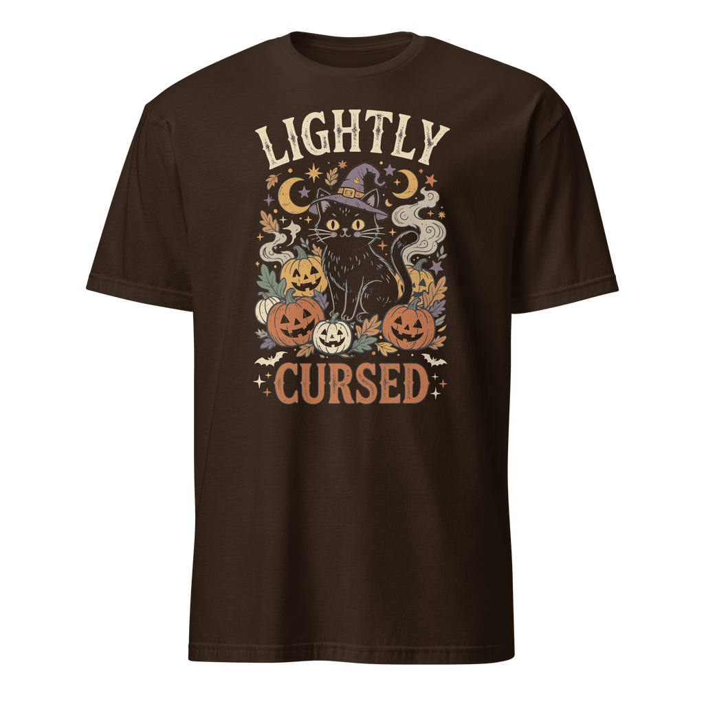 Lightly Cursed cartoon deadpan full-search Lightly Cursed - Developer T-shirt - techmerch.io