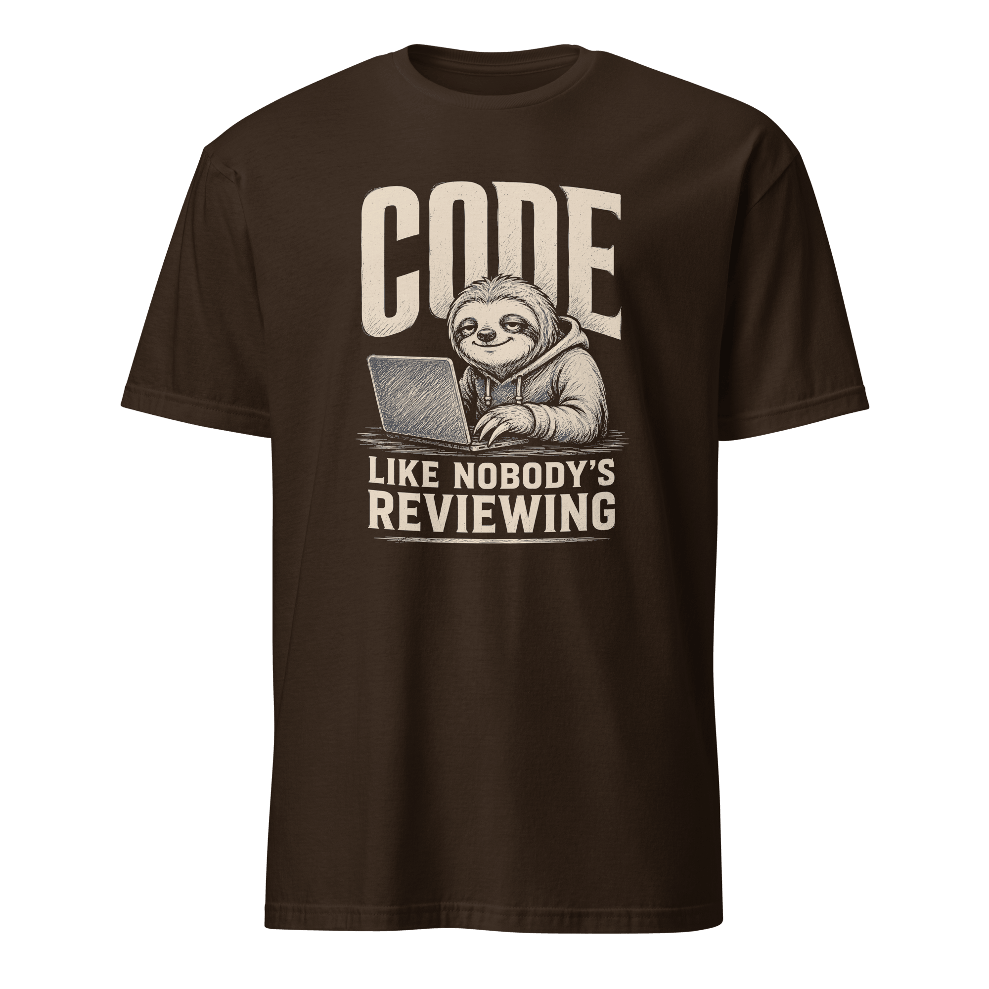 Like Nobody's Watching code deadpan sarcastic - Developer T-shirt - techmerch.io