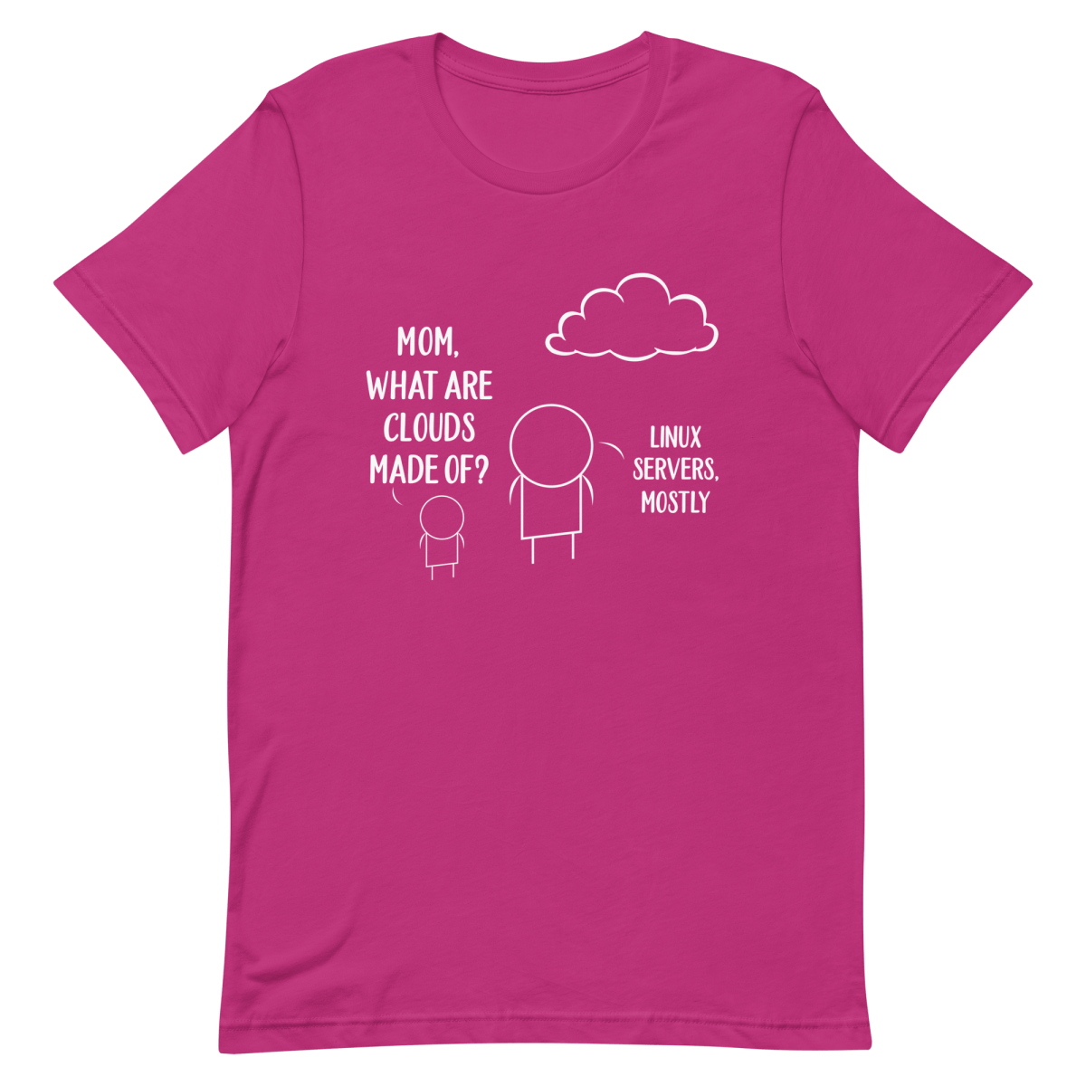 Linux Cloud Mom - Developer T-shirt - techmerch.io