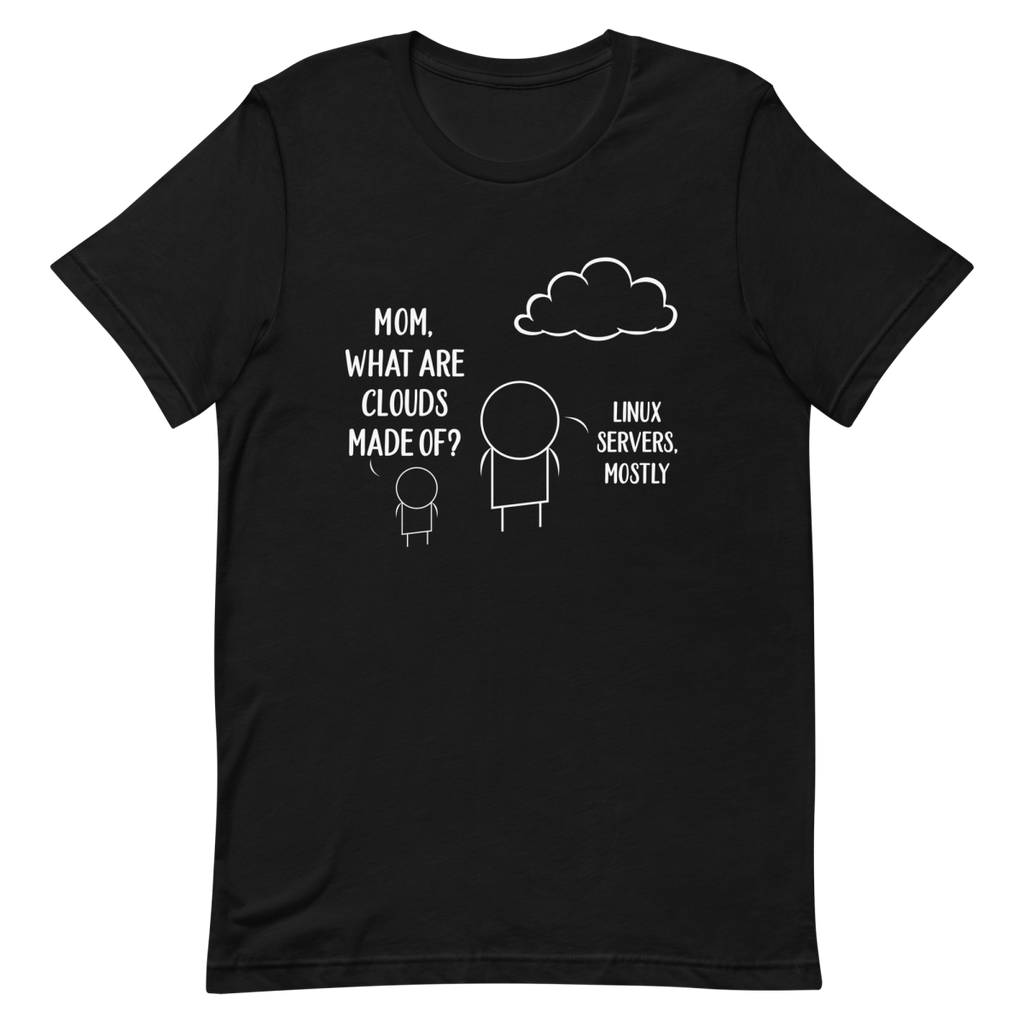 Linux Cloud Mom - Developer T-shirt - techmerch.io
