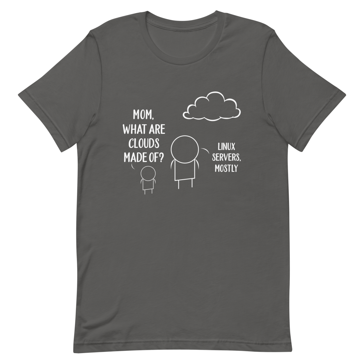 Linux Cloud Mom - Developer T-shirt - techmerch.io