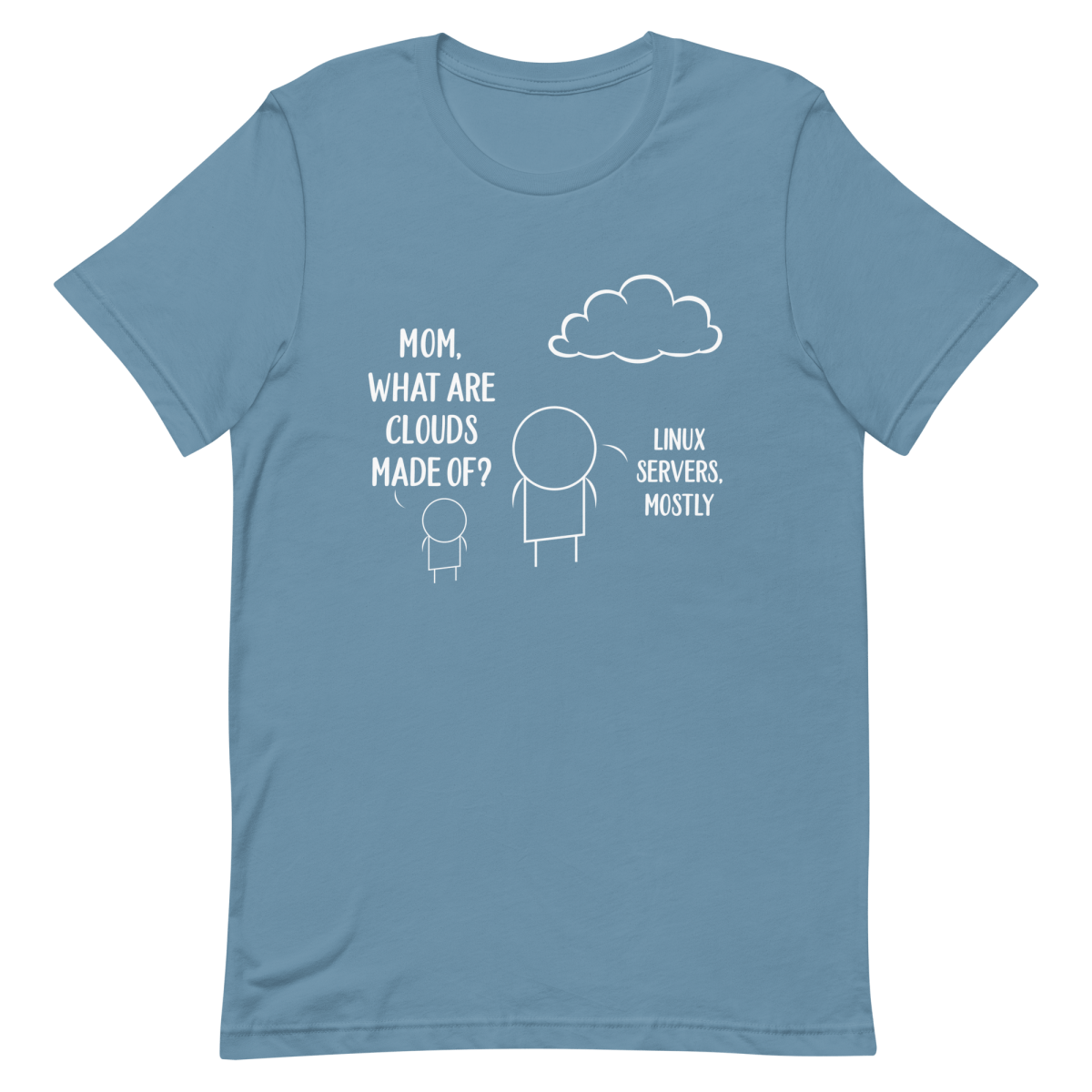Linux Cloud Mom - Developer T-shirt - techmerch.io
