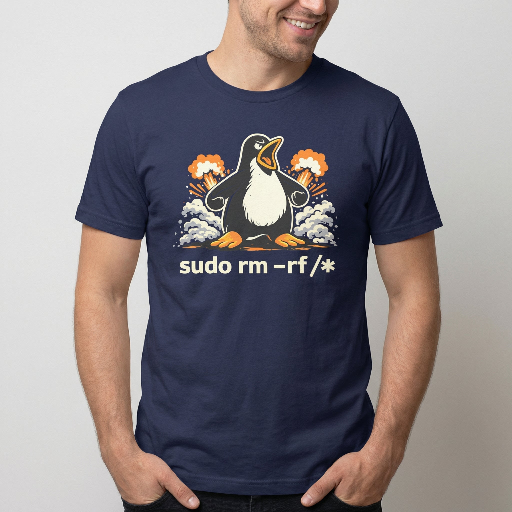 Linux Sudo rm - rf deadpan full - search Linux sudo rm - rf linux - Developer T-shirt - techmerch.io
