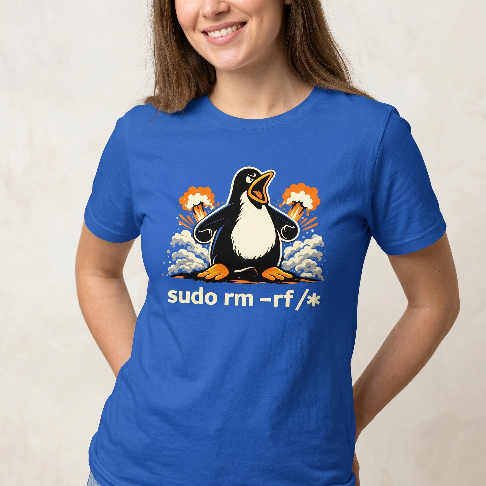Linux Sudo rm - rf deadpan full - search Linux sudo rm - rf linux - Developer T-shirt - techmerch.io
