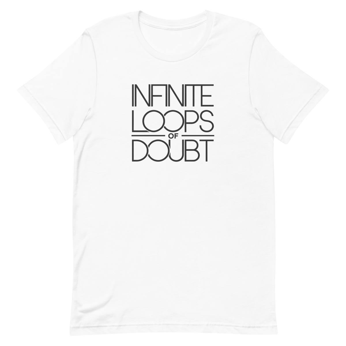 Loops Of Doubt coding dark - humor debugging - Developer T-shirt - techmerch.io