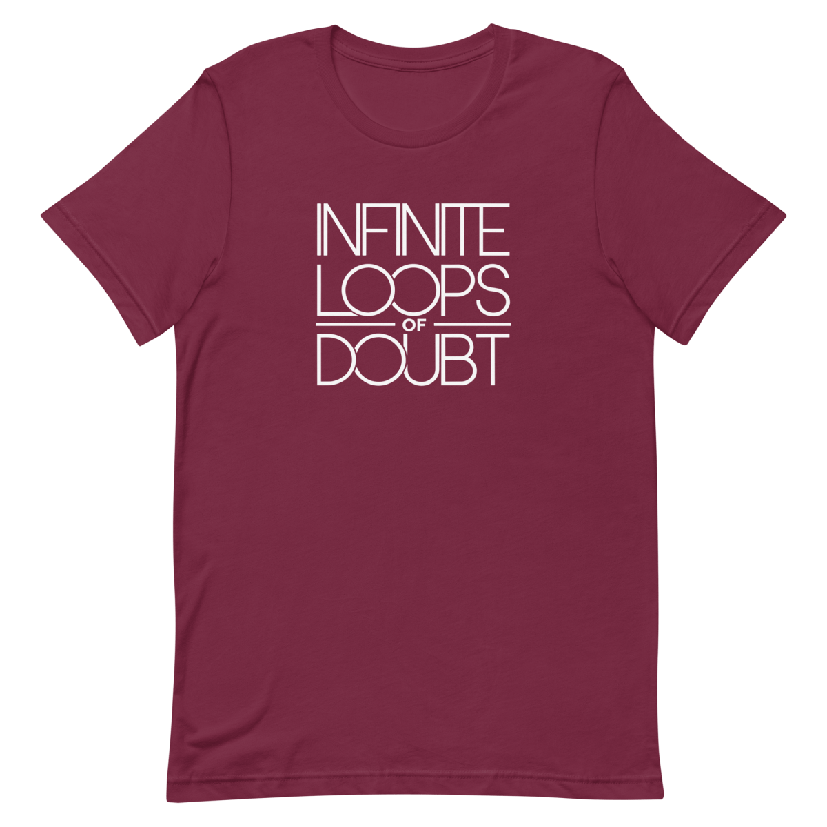 Loops Of Doubt coding dark - humor debugging - Developer T-shirt - techmerch.io