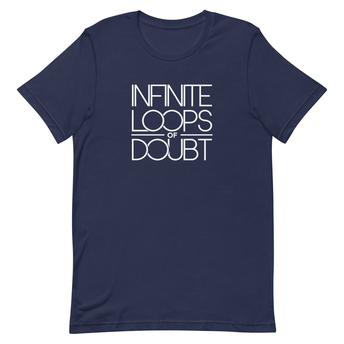 Loops Of Doubt coding dark - humor debugging - Developer T-shirt - techmerch.io