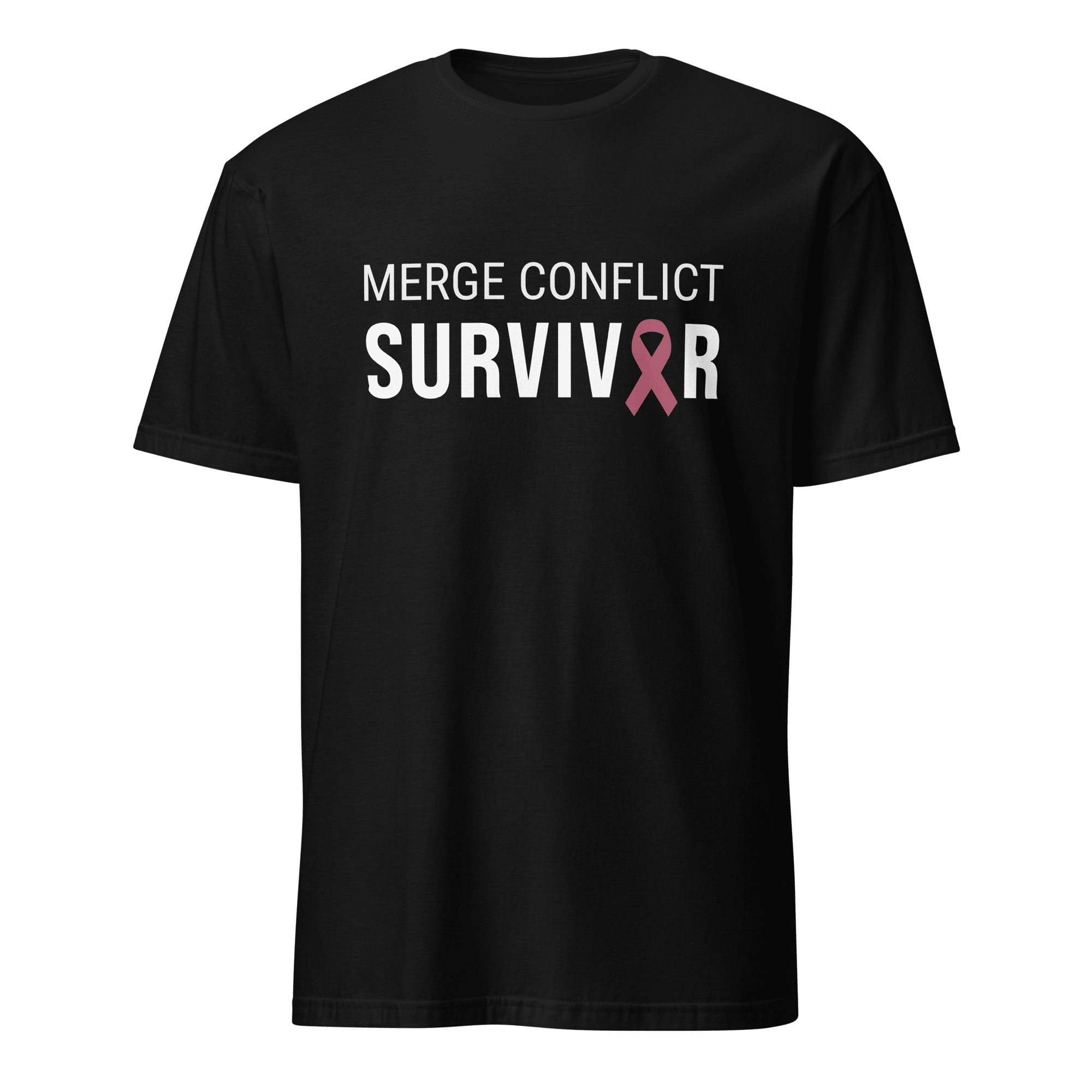 Merge Conflict Survivor full - search merge conflict survivor git statement - Developer T-shirt - techmerch.io