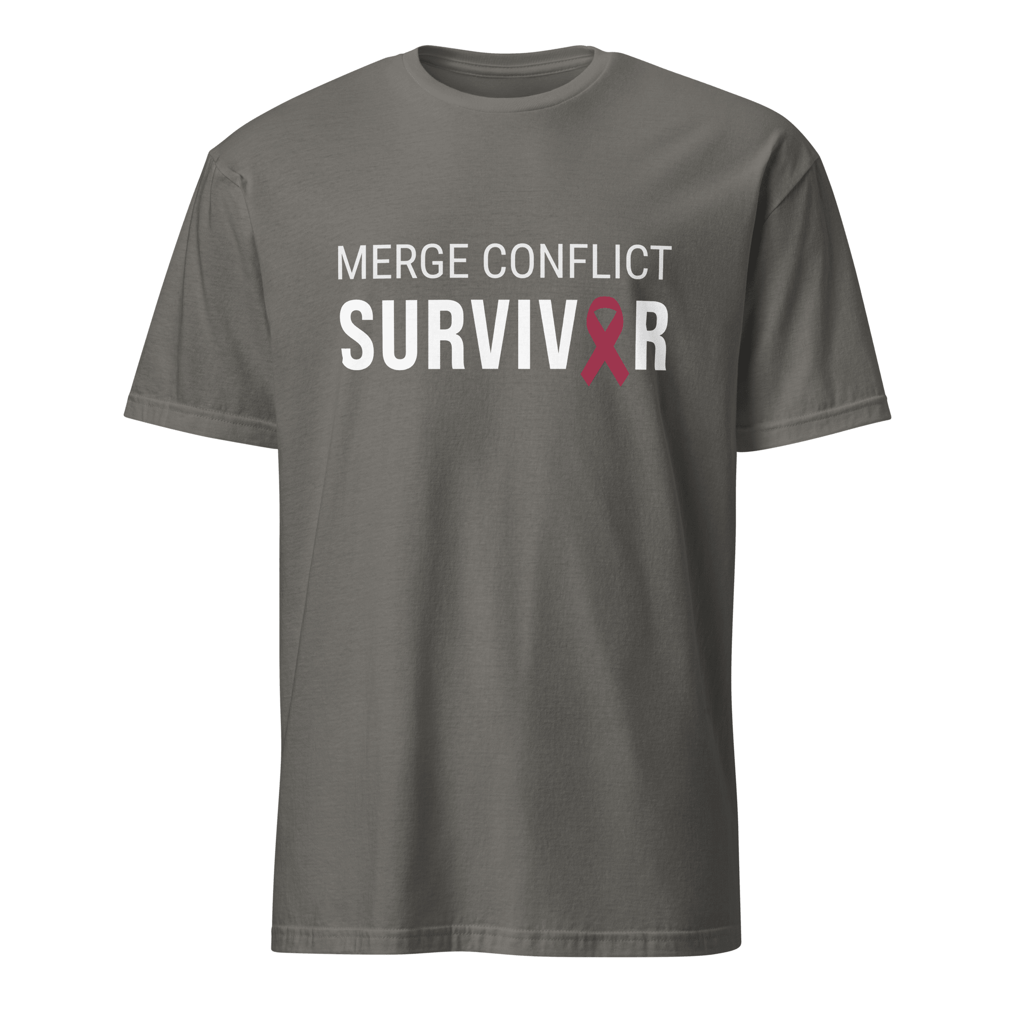 Merge Conflict Survivor full - search merge conflict survivor git statement - Developer T-shirt - techmerch.io