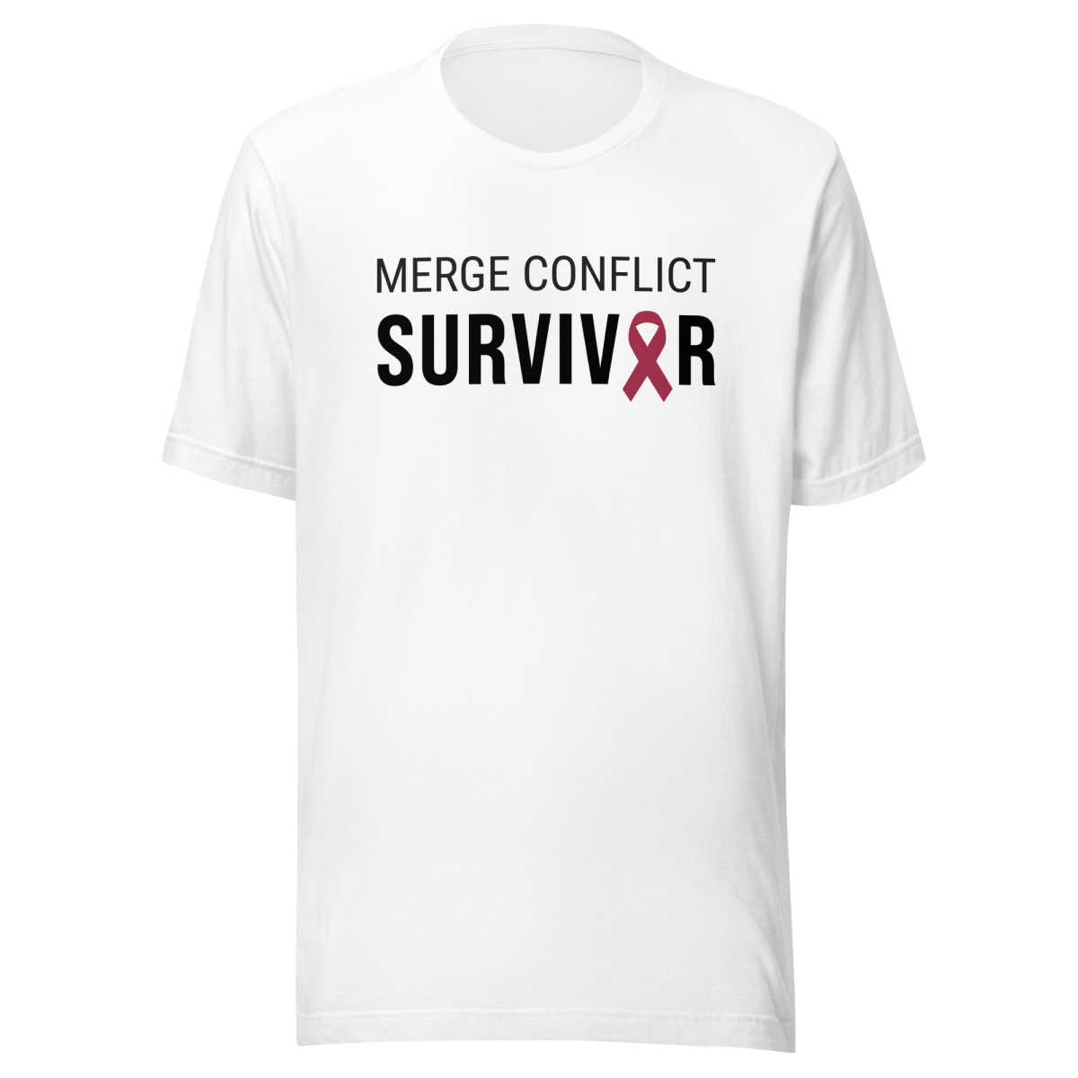 Merge Conflict Survivor t-shirt - Techmerch