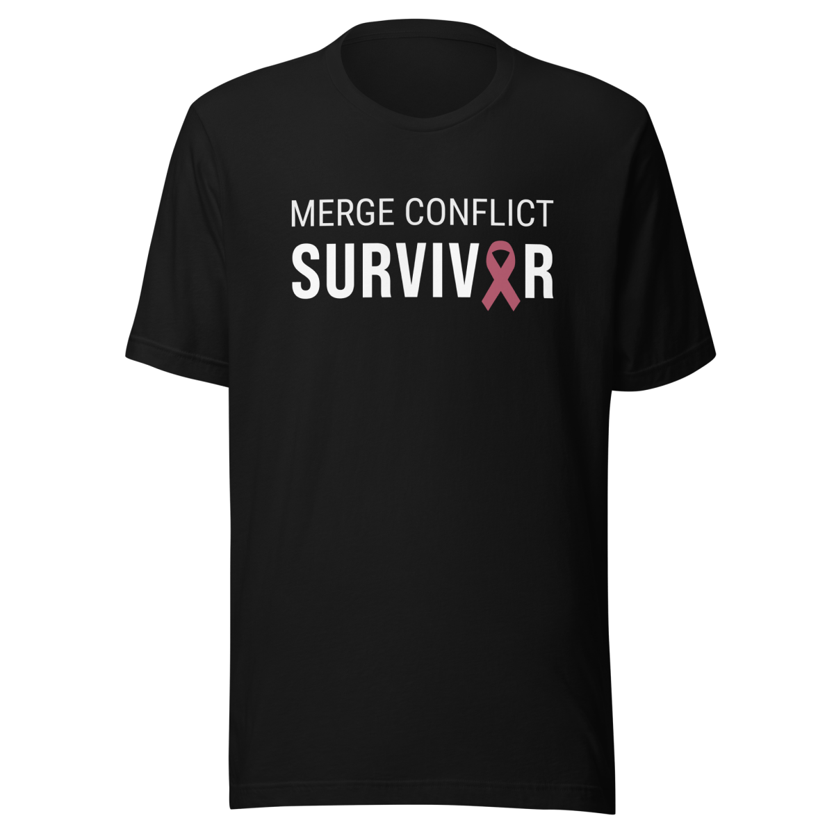 Merge Conflict Survivor t-shirt - Techmerch