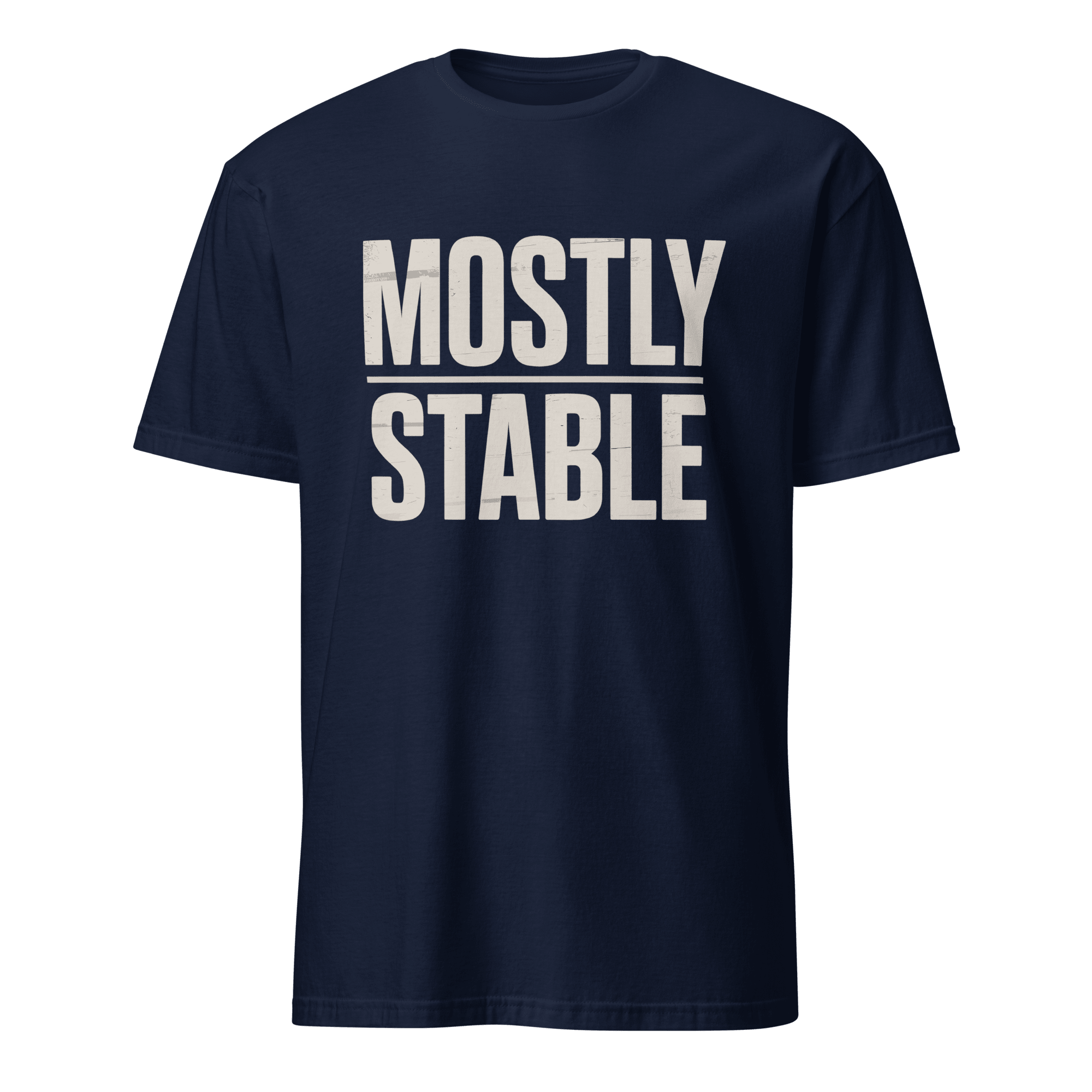 Mostly Stable full - search mostly stable statement - Developer T-shirt - techmerch.io