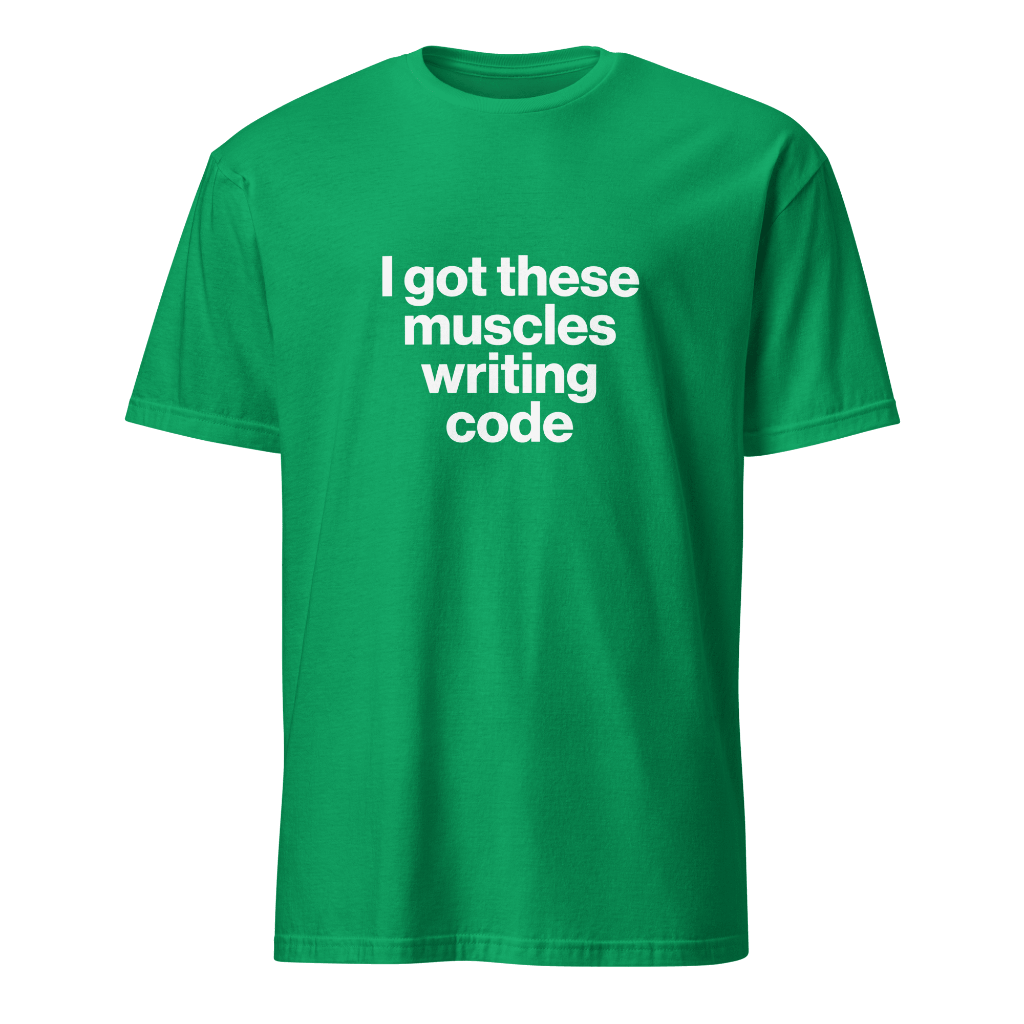 Muscles From Coding deadpan full-search i got these muscles writing code hot - Developer T-shirt - techmerch.io