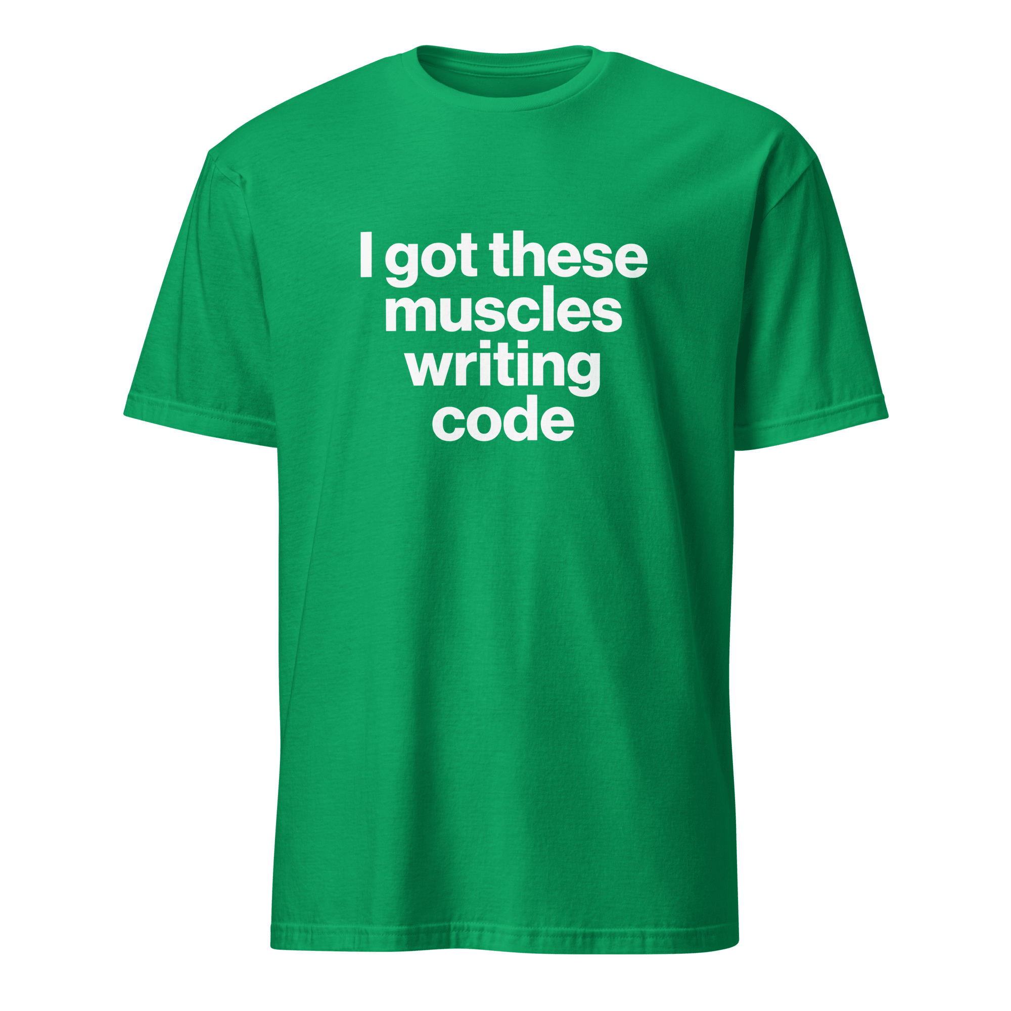 Muscles From Coding deadpan full-search i got these muscles writing code hot - Developer T-shirt - techmerch.io
