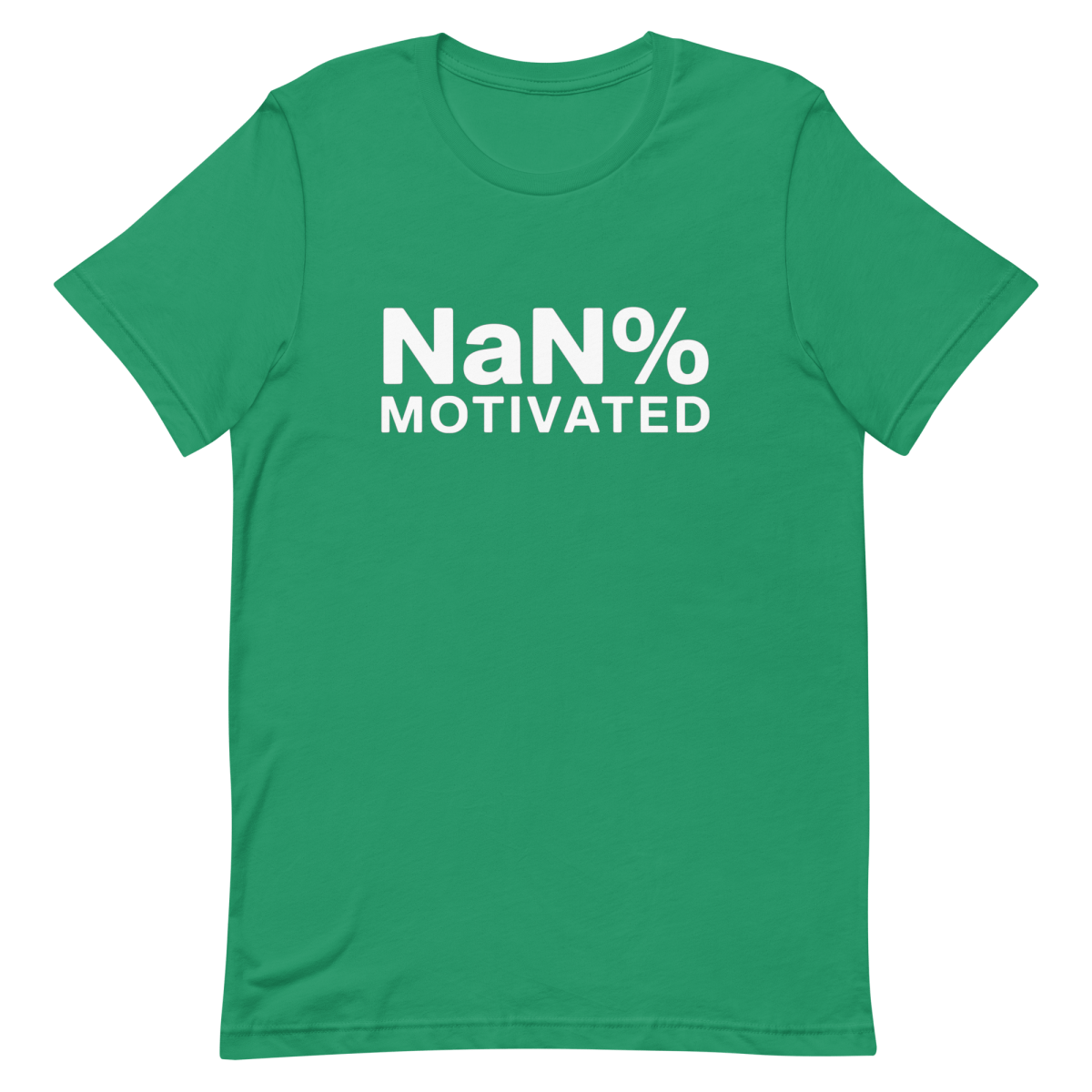 NaN% Motivated burnout code developer - Developer T-shirt - techmerch.io