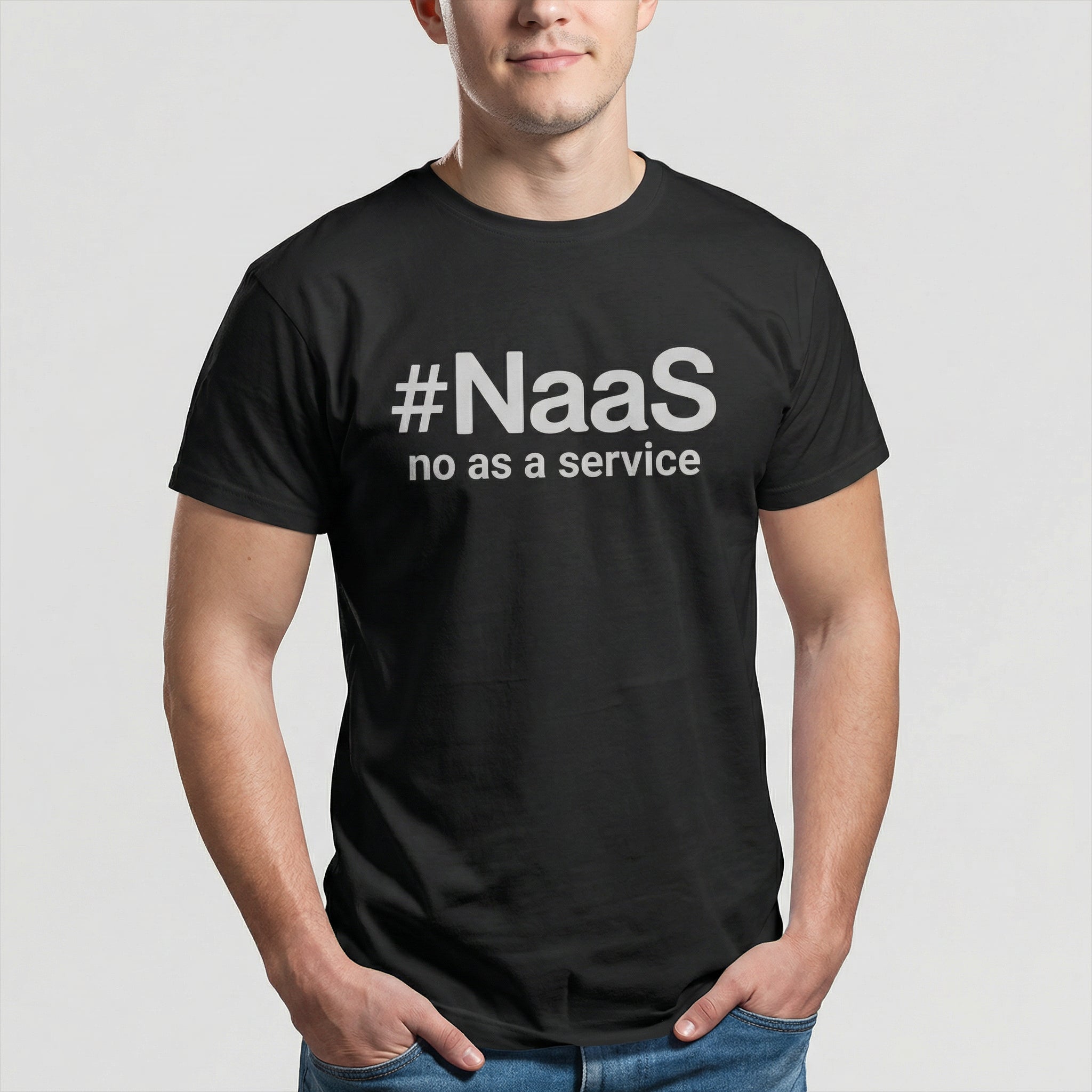 No As A Service full - search naas no as a service statement - Developer T-shirt - techmerch.io