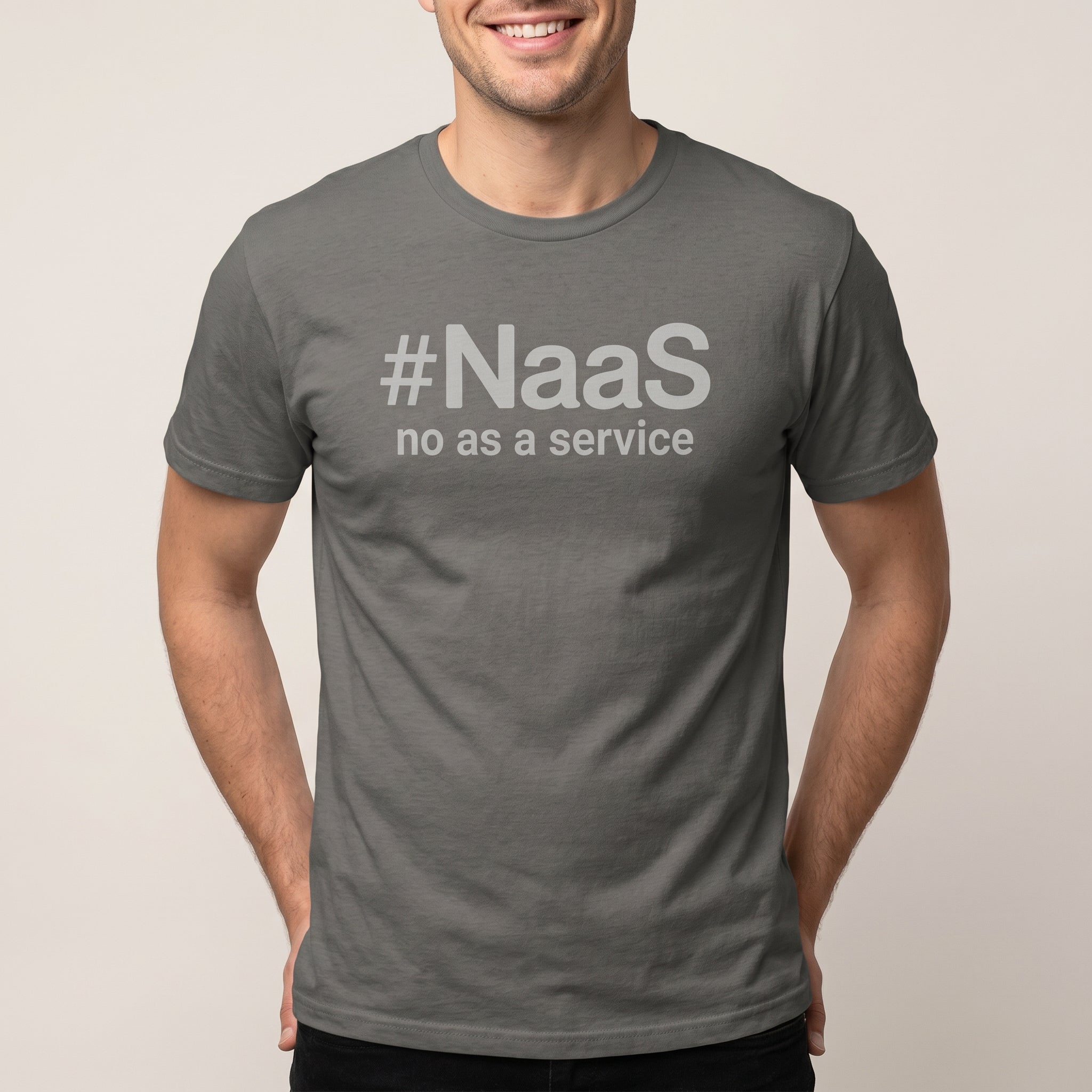 No As A Service full - search naas no as a service hot statement - Developer T-shirt - techmerch.io